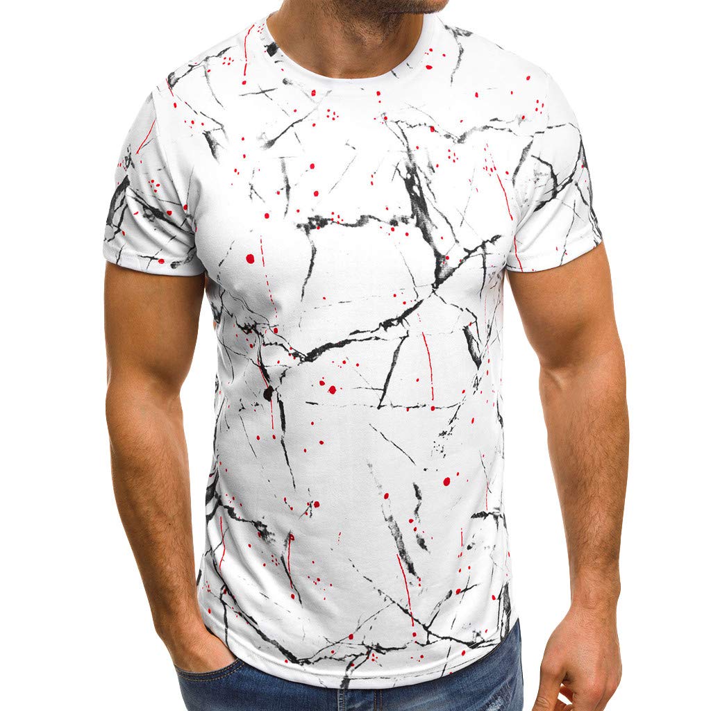 iHPH7 Men's Short Sleeve T-Shirt - Comfortable Cotton Casual Tee for Everyday Wear | Perfect for Work, Gym & Outdoor Activities