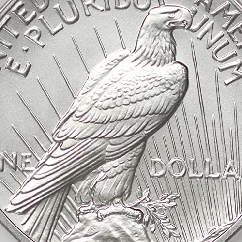 2023 American Peace Silver Dollar Coin $1 - Gem Uncirculated First Strike (PCGS Certified Flag Label) | Collectible Silver Coin for Investors & Numismatists | Perfect for Coin Collections, Gifts & Historical Displays