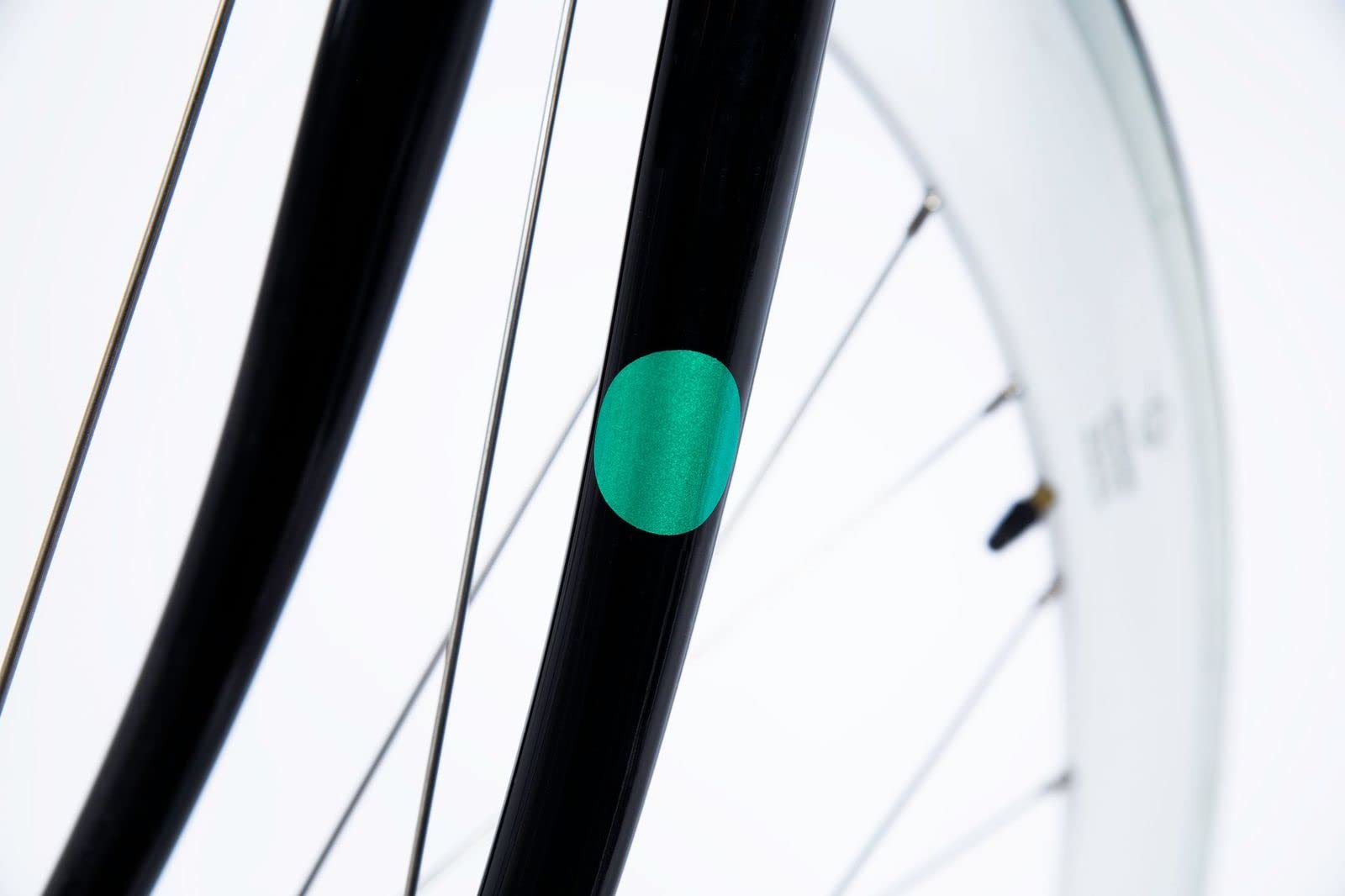 Bookman Reflective Stickers for Bikes - 8 Large & 4 Small Reflective Tire Dots - High Visibility Safety Decals for Night Cycling, Running Gear & Outdoor Equipment