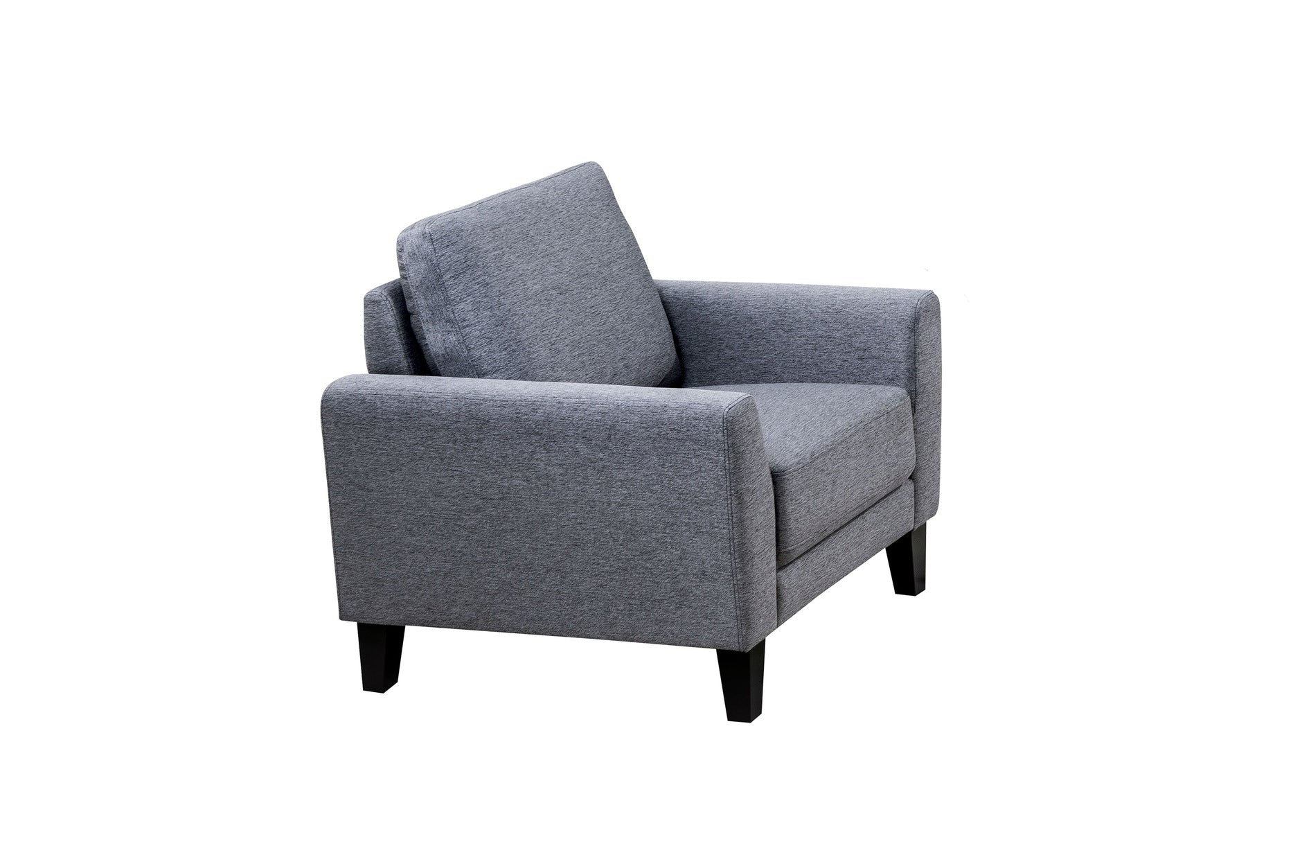 Britta Grey Sofa Set - Modern 3-Piece Living Room Furniture for Small Spaces | Perfect for Apartments, Condos & Cozy Homes