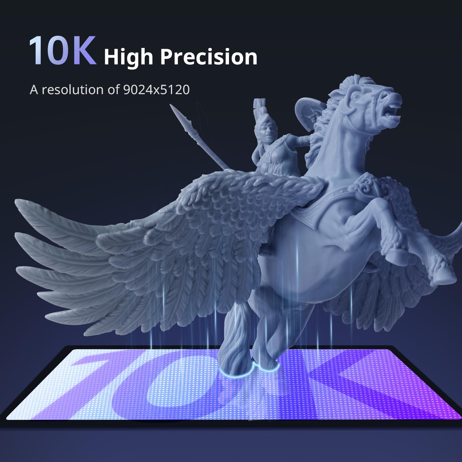 ANYCUBIC Photon Mono 4K 3D Printer with 7-inch Mono LCD Screen - 10K High Precision Resin Printer, Upgraded LighTurbo Matrix & Printing Platform (6.04