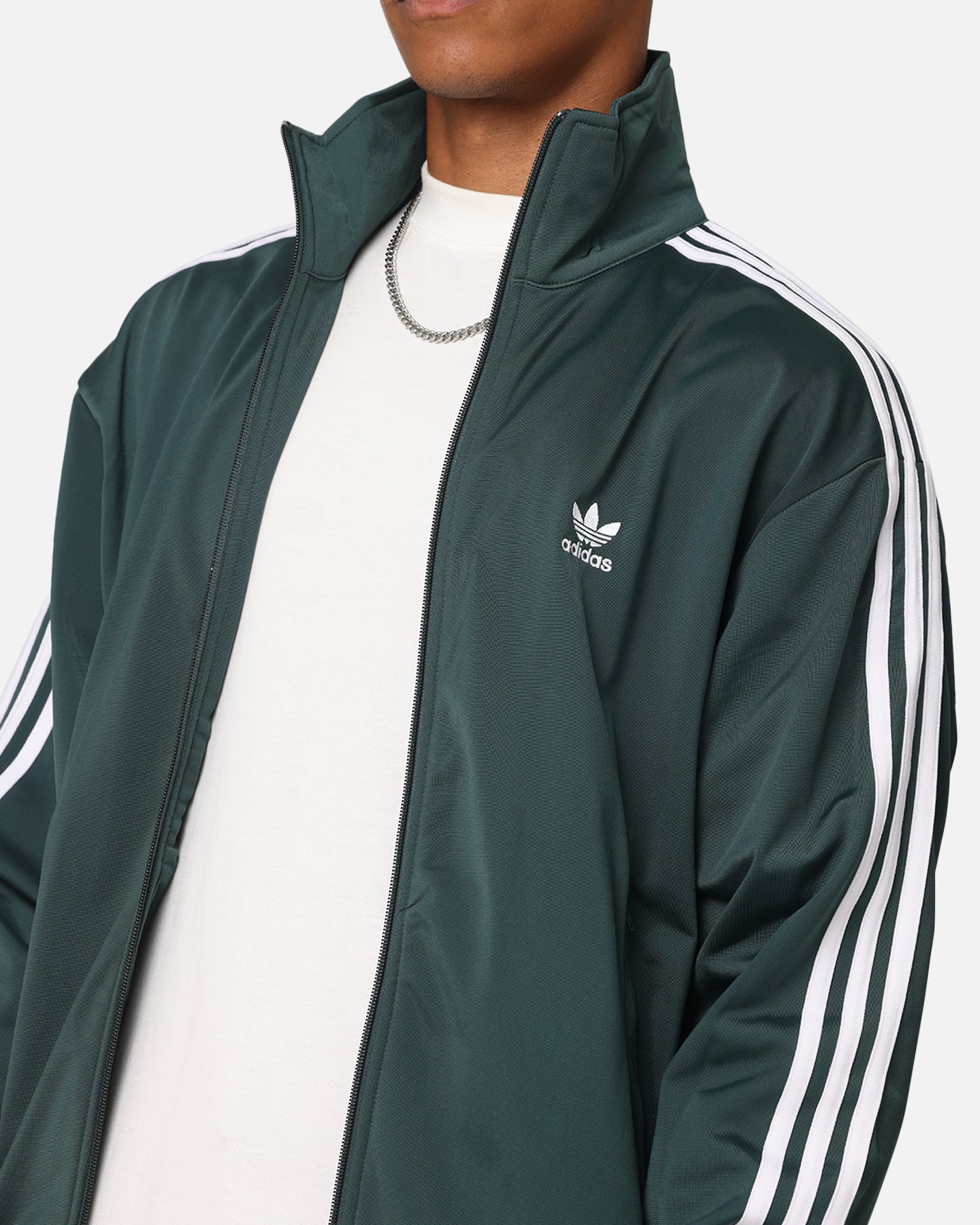 Adidas Firebird Track Jacket for Women & Men - Lightweight Running Windbreaker with Zipper - Mineral Green Athletic Jacket for Jogging, Gym Workouts & Outdoor Sports