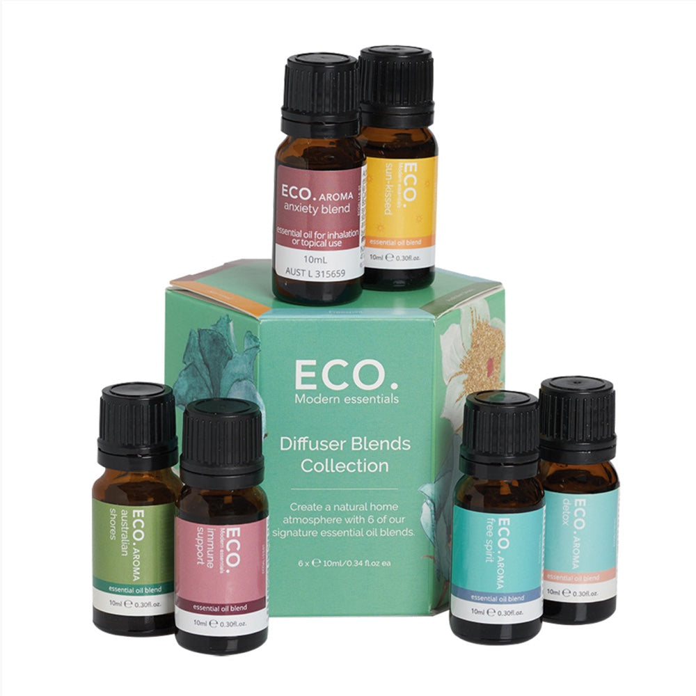 Premium Aromatherapy Essential Oil Diffuser Blends Set - 6 x 10ml Bottles (Lavender, Peppermint, Eucalyptus) for Relaxation, Stress Relief & Home Spa - Perfect for Bedroom, Office & Yoga Studio