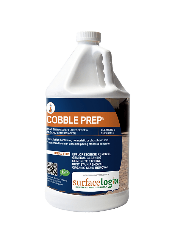 Cobble Prep Efflorescence & Organic Stain Remover - Heavy-Duty Cleaner for Brick, Concrete & Masonry - Perfect for Driveways, Patios & Walkways