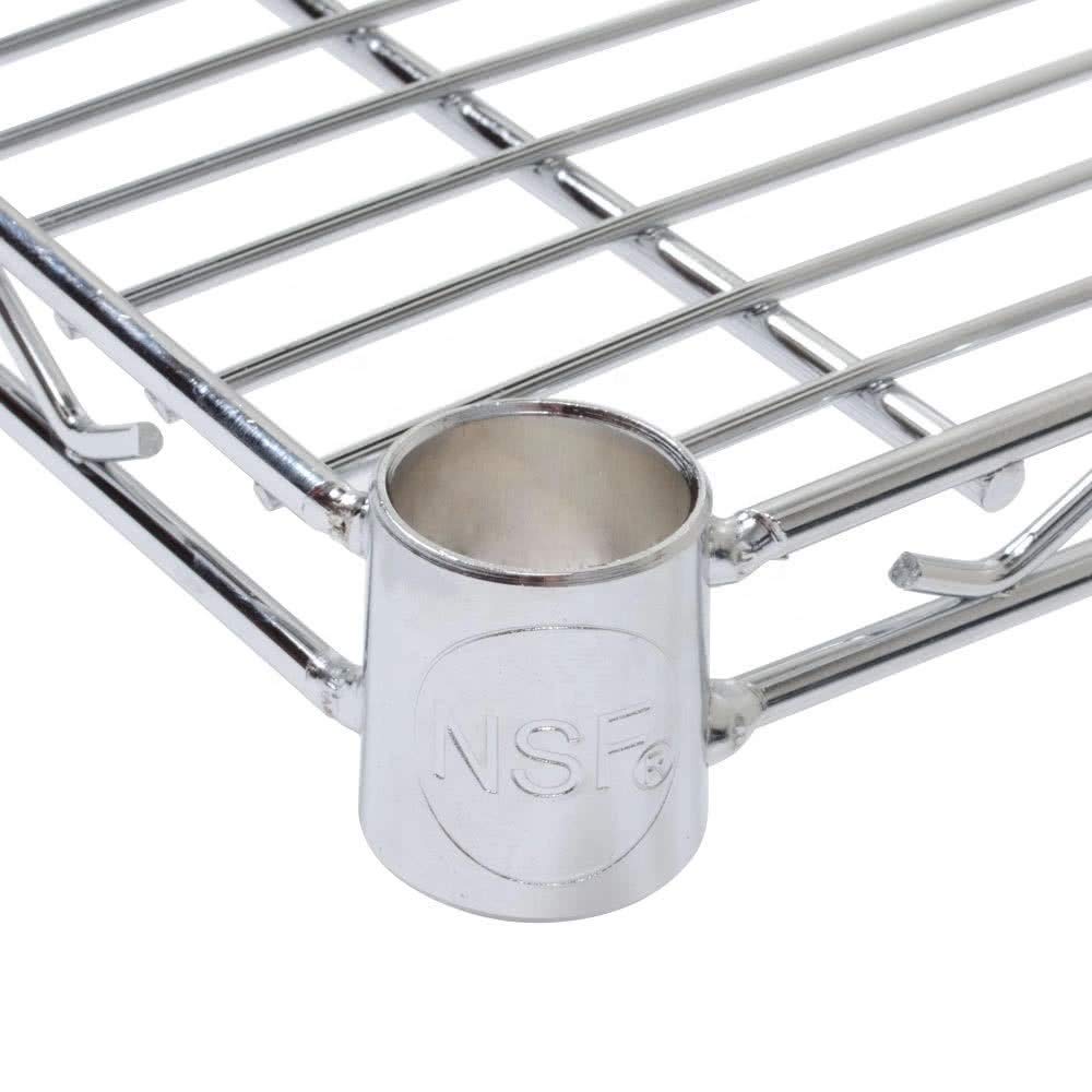 18x48 Chrome Wire Shelving - Heavy Duty NSF Storage Rack for Kitchen & Garage