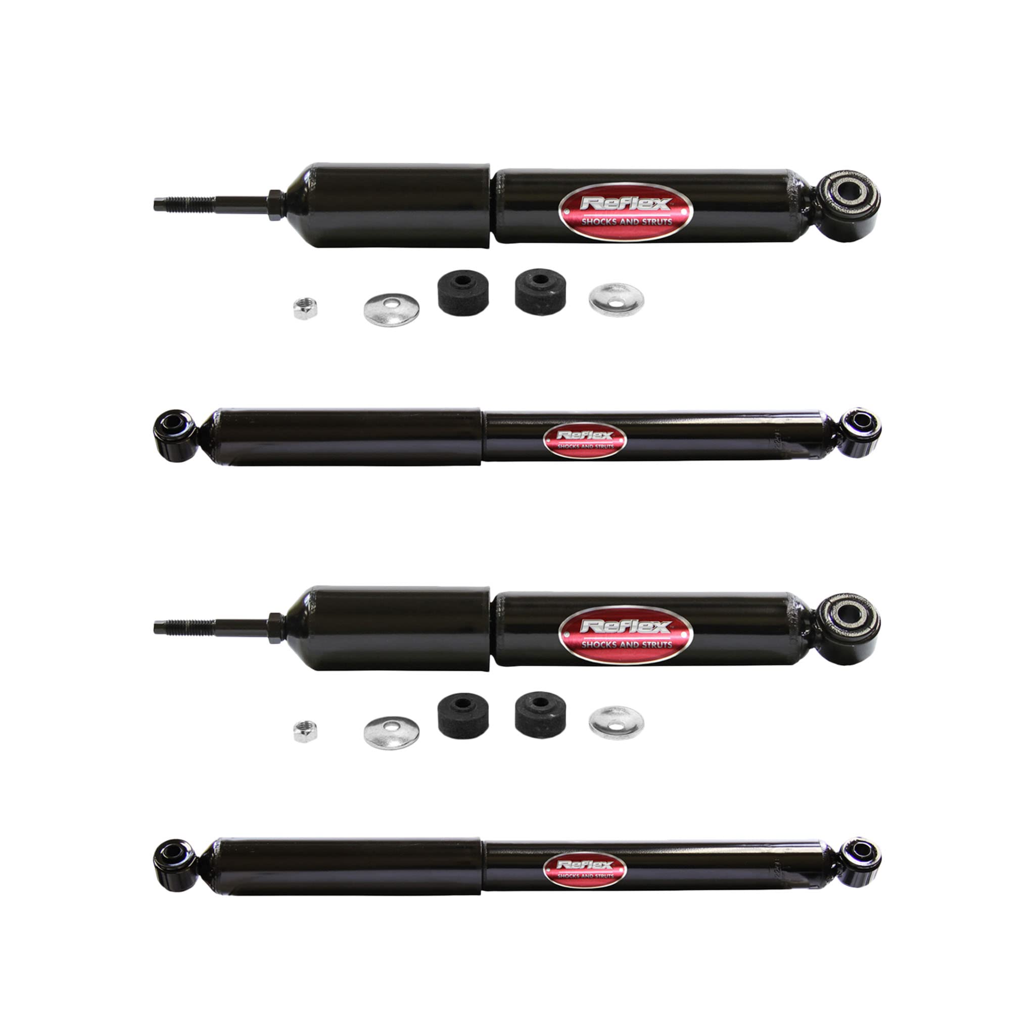 Monroe Reflex Shocks Set of 4 for Chevy Silverado & GMC Sierra 2001-2010 - 77-68254EM - BuyAutoParts - Smooth Ride & Improved Handling for Trucks & Off-Road Adventures