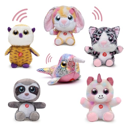6 Peices Pink Cute Talking Animals