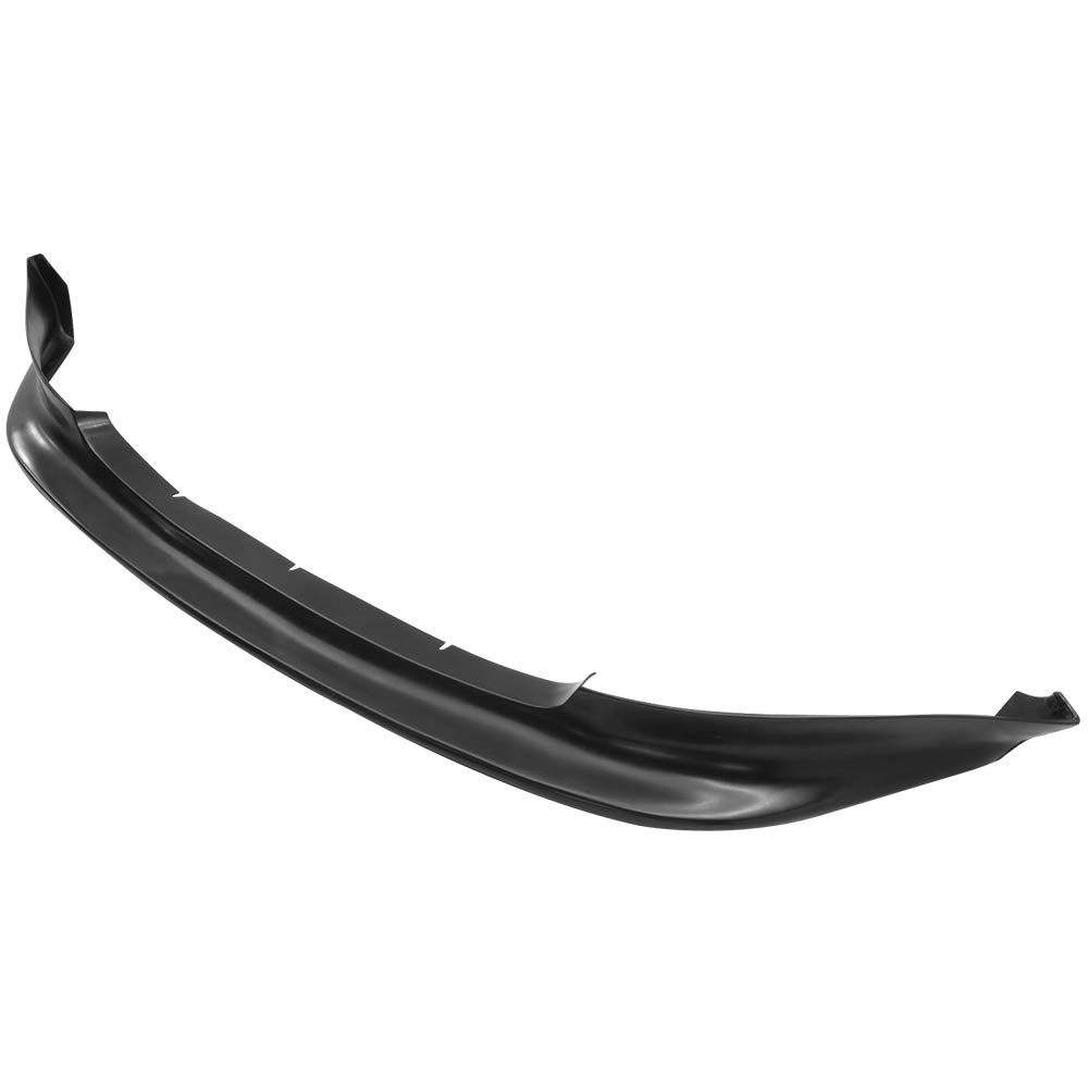 IKON MOTORSPORTS GV Style PU Black Front Bumper Lip Spoiler Splitter for 2006-2008 Mazda MX-5 Miata - Enhances Aerodynamics & Sporty Look for Street Racing & Car Shows