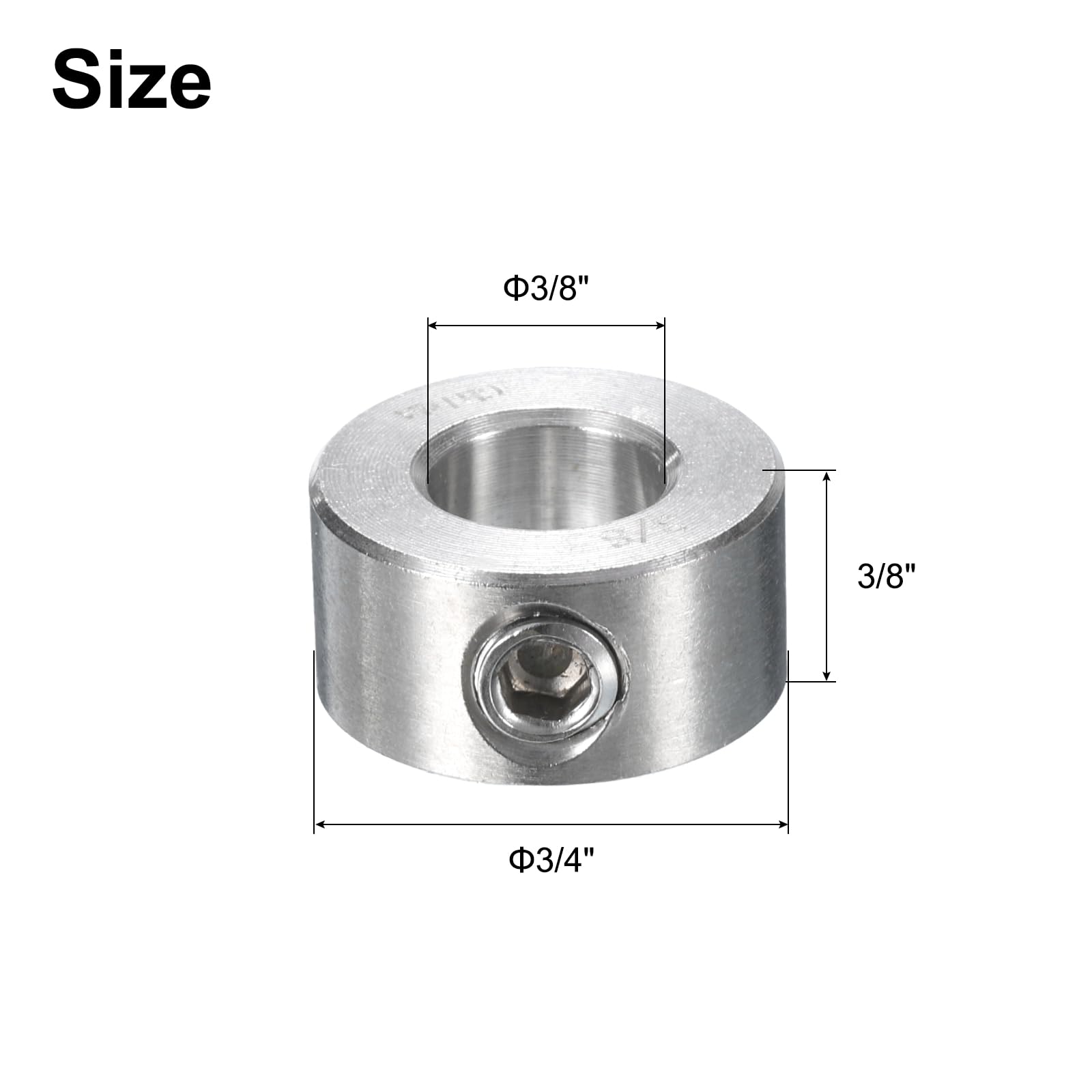 uxcell 2-Pack 3/8