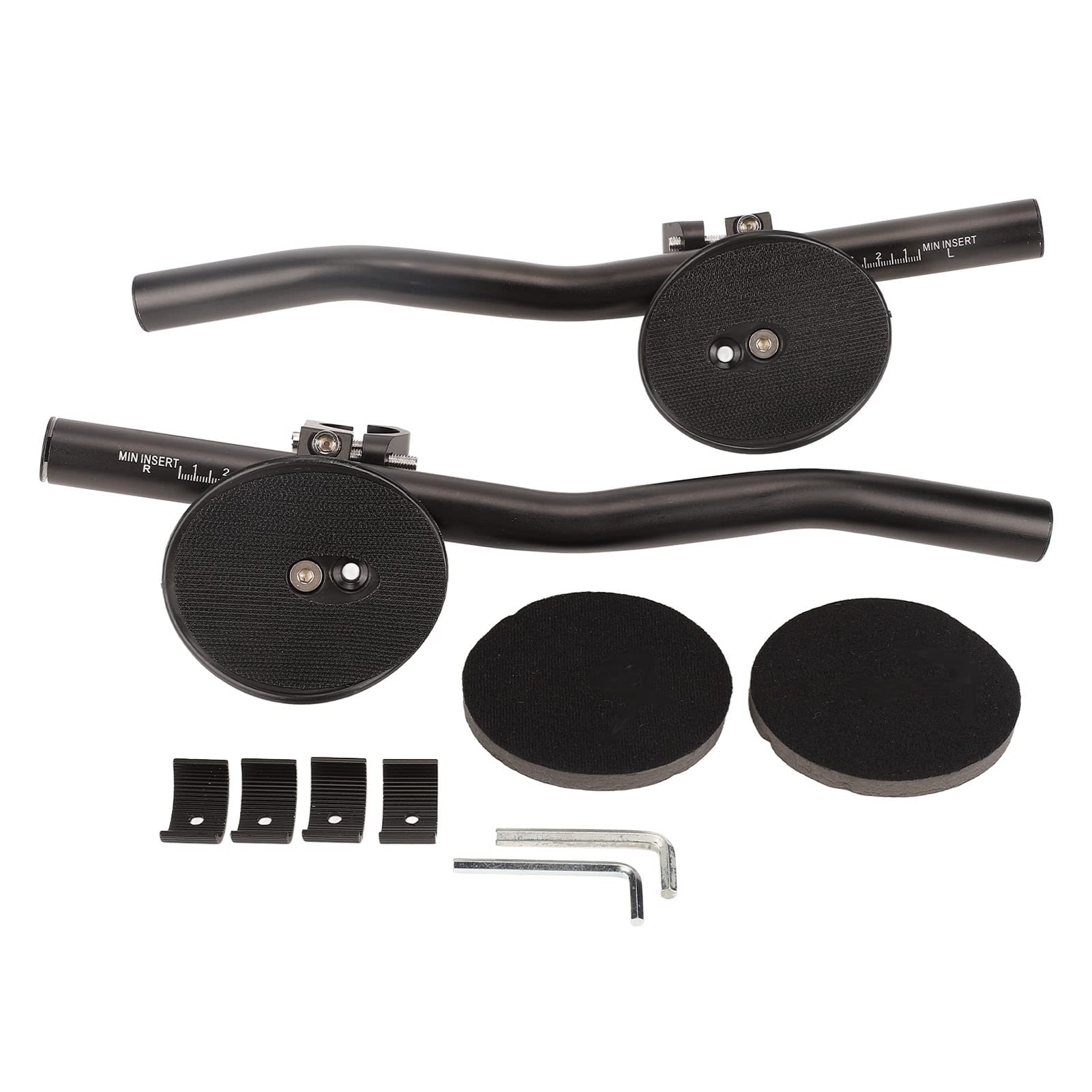TeamSky Quick Release Bike Aero Bars - Lightweight Aluminum Alloy Handlebar Extensions for Road & Mountain Bikes | Perfect for Long Distance Cycling & Triathlon Training