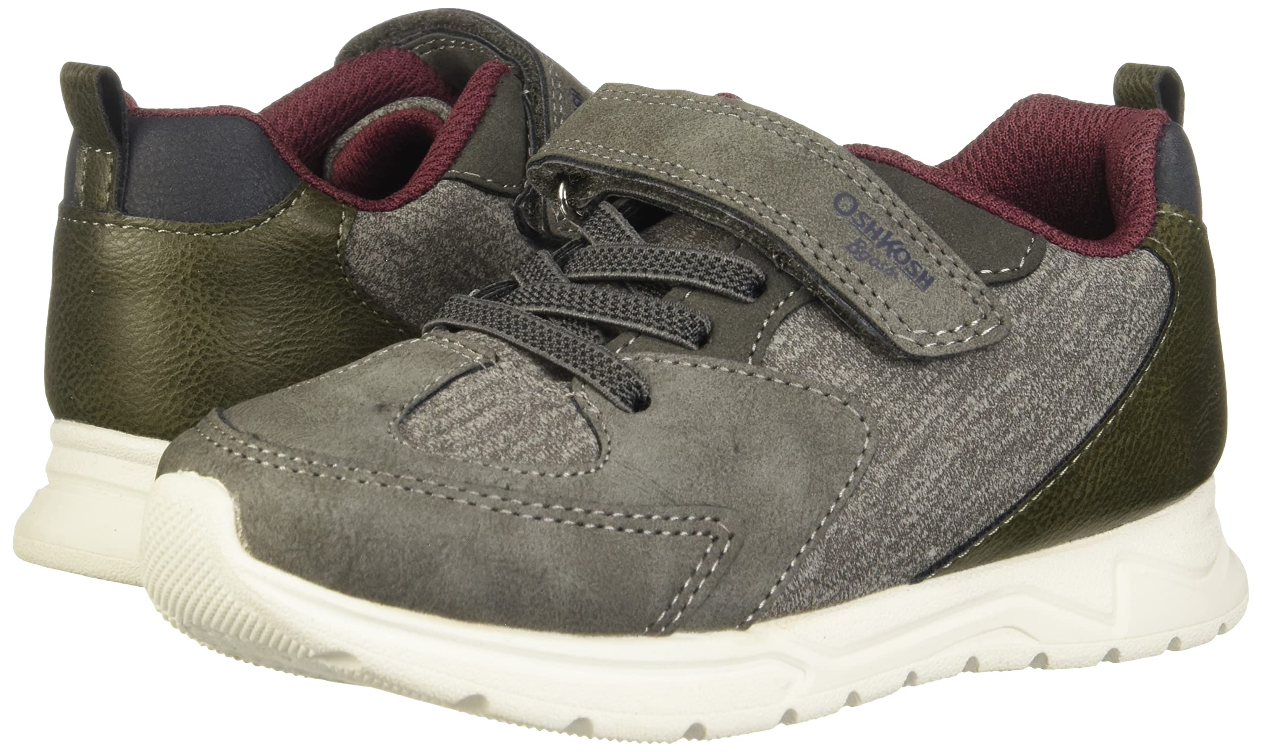 OSHKOSH B'GOSH Baby Boys' Bowie Athletic Sneakers - Comfortable & Stylish Toddler Shoes for Active Play, Walking & Everyday Wear