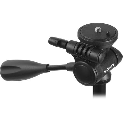 Sony VCT R100 Professional 3-Way Tripod Stand for DSLR Cameras - Perfect for Photography, Videography, and Travel Use