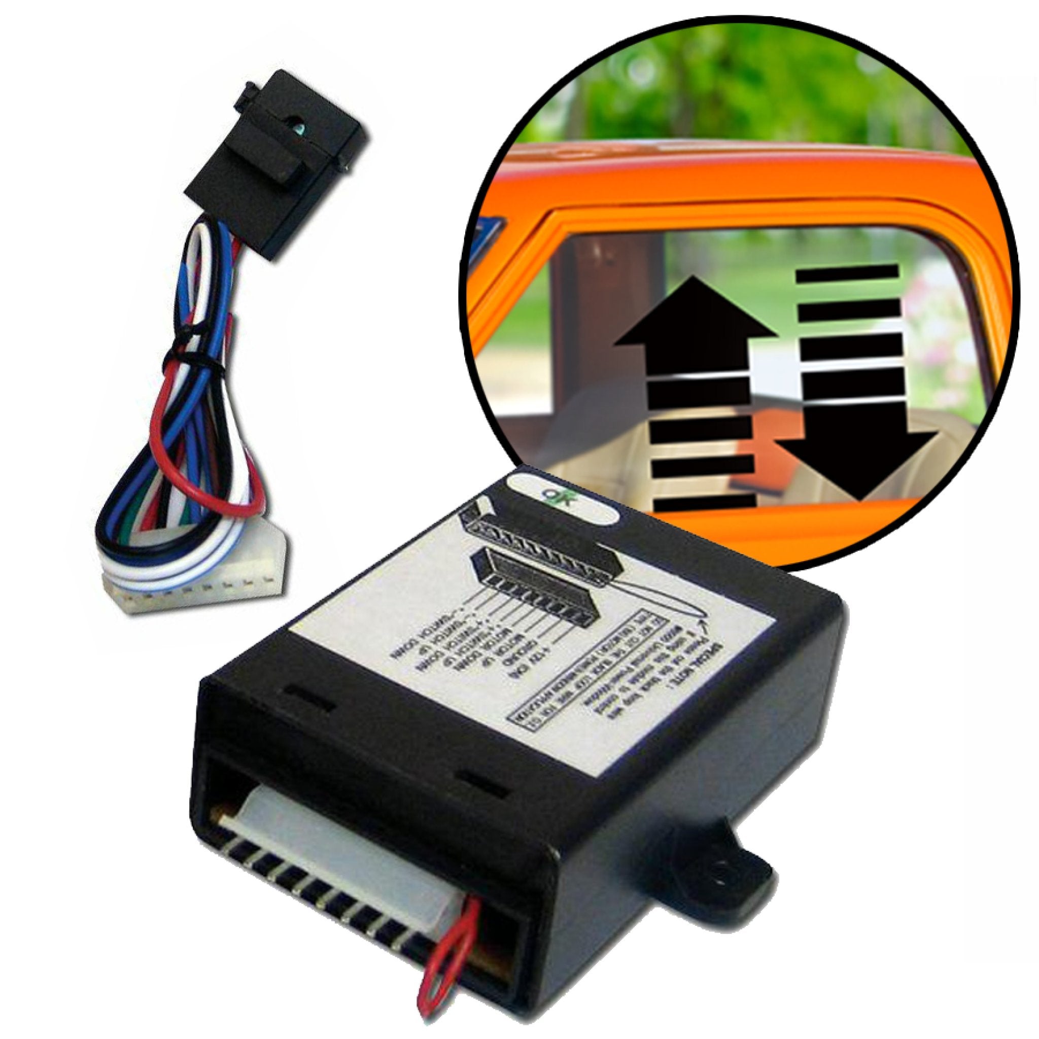 1901-1907 Oldsmobile Model F 28 One-Touch Power Window Switch Control Module Kit 12V - Easy Window Control for Classic Car Restoration & Daily Driving