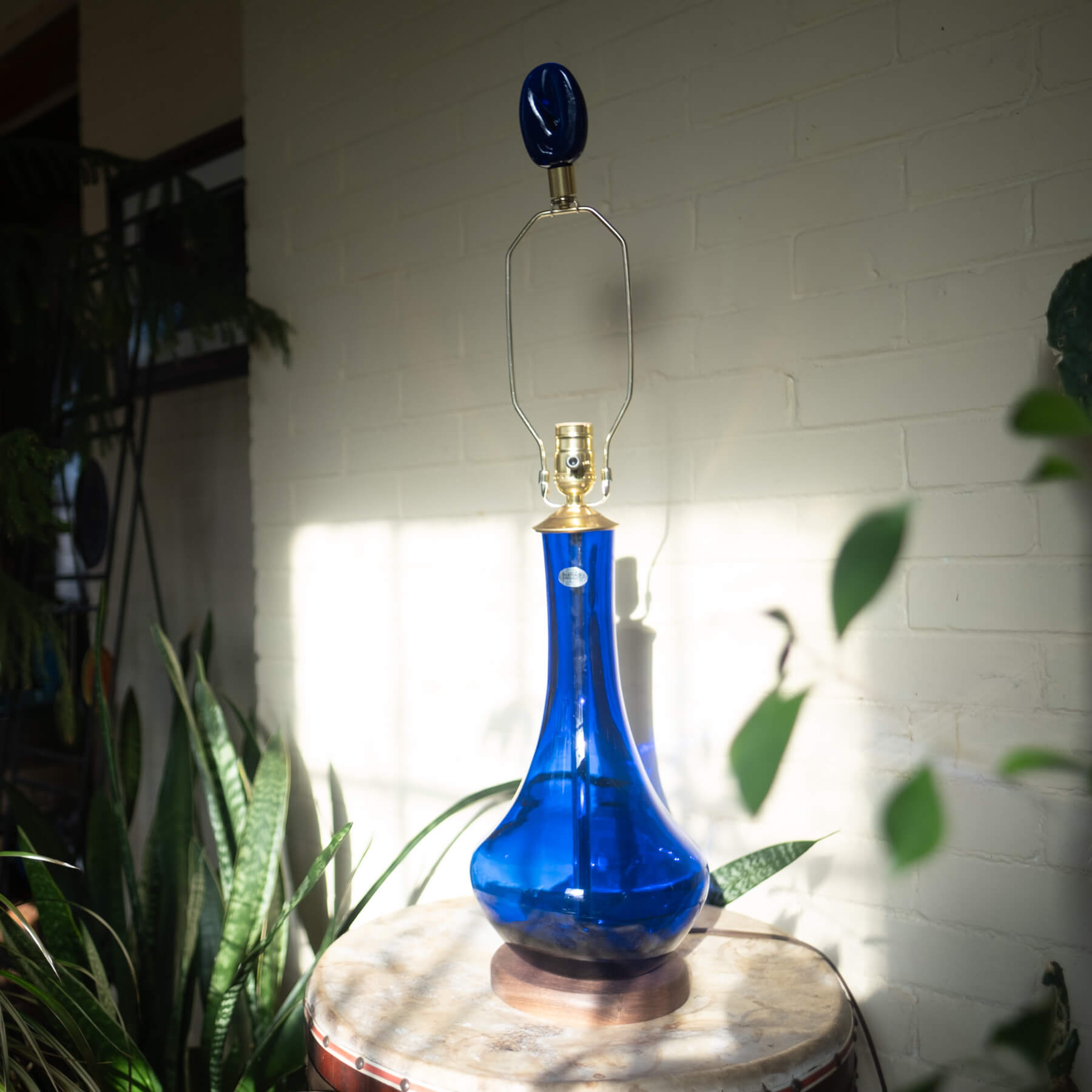 2425S Gosling Lamp - Modern Cobalt Blue Table Lamp for Living Room, Bedroom & Office - Energy Efficient LED Desk Light for Home Decor & Workspace Lighting