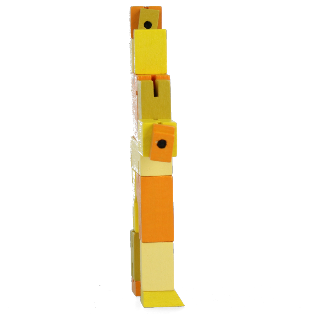 Cubebot Micro Yellow Multi - Fun Mini Robot Toy for Kids, Adults, Collectors | STEM Learning, Desk Decor, Stress Relief, Gift Idea