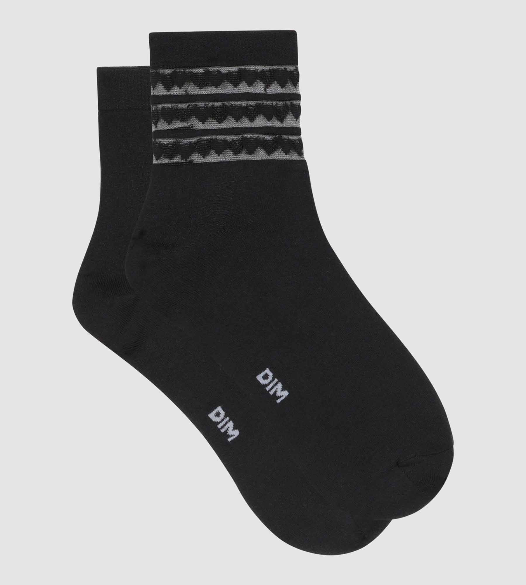 2 Pairs Women's Microfiber Socks with Heart Patterns - Dim Skin - Soft & Comfortable for Daily Wear, Workouts, and Casual Outfits