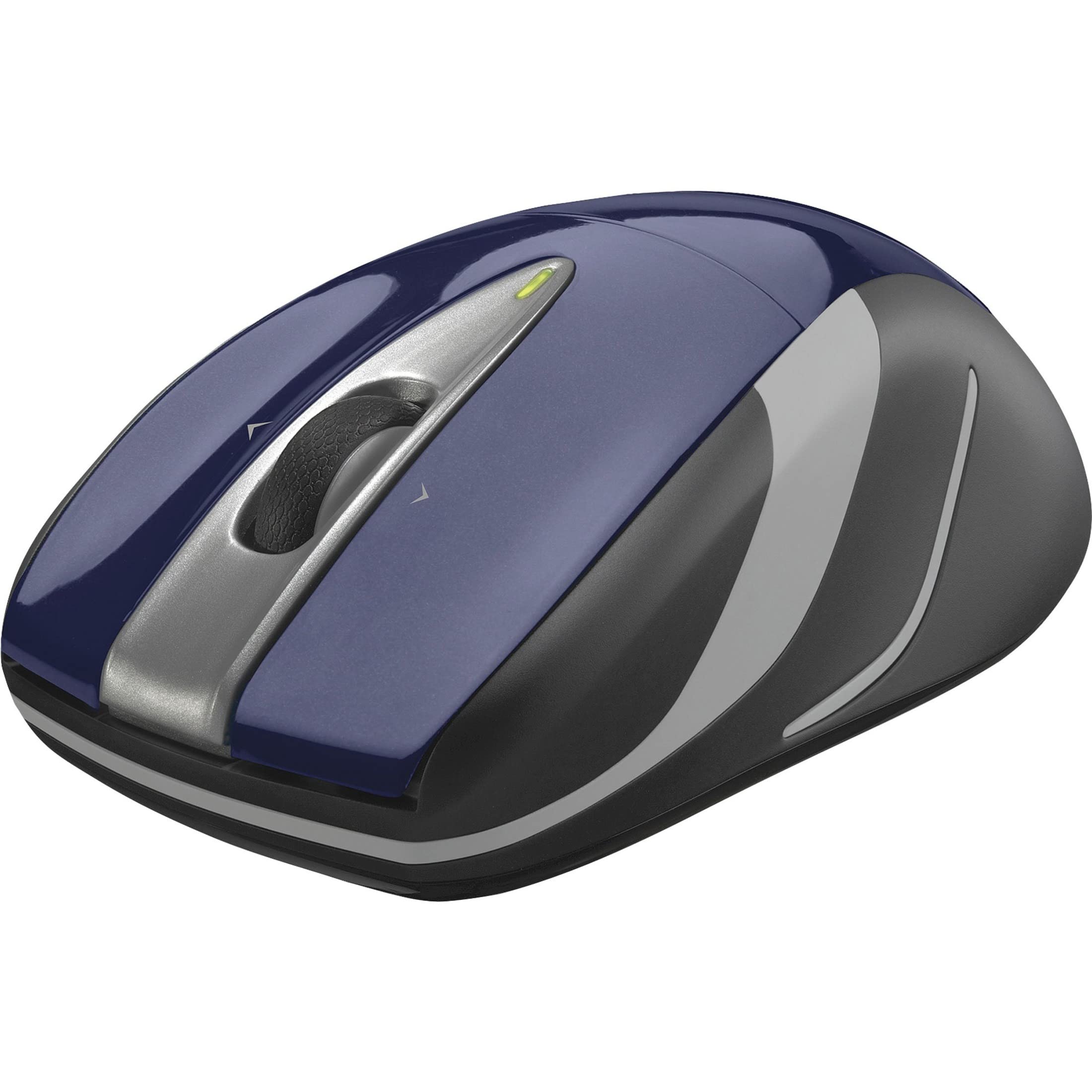 Logitech M525 Wireless Mouse - Navy & Grey Ergonomic Comfort, 2.4GHz USB Receiver, Long Battery Life for Laptop, PC, Mac - Perfect for Office, Home, Gaming & Travel Use