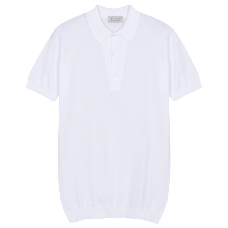 Premium White Sea Island Cotton Polo Shirt for Men - Soft, Breathable & Comfortable - Perfect for Casual Wear, Golf & Business Casual Outfits