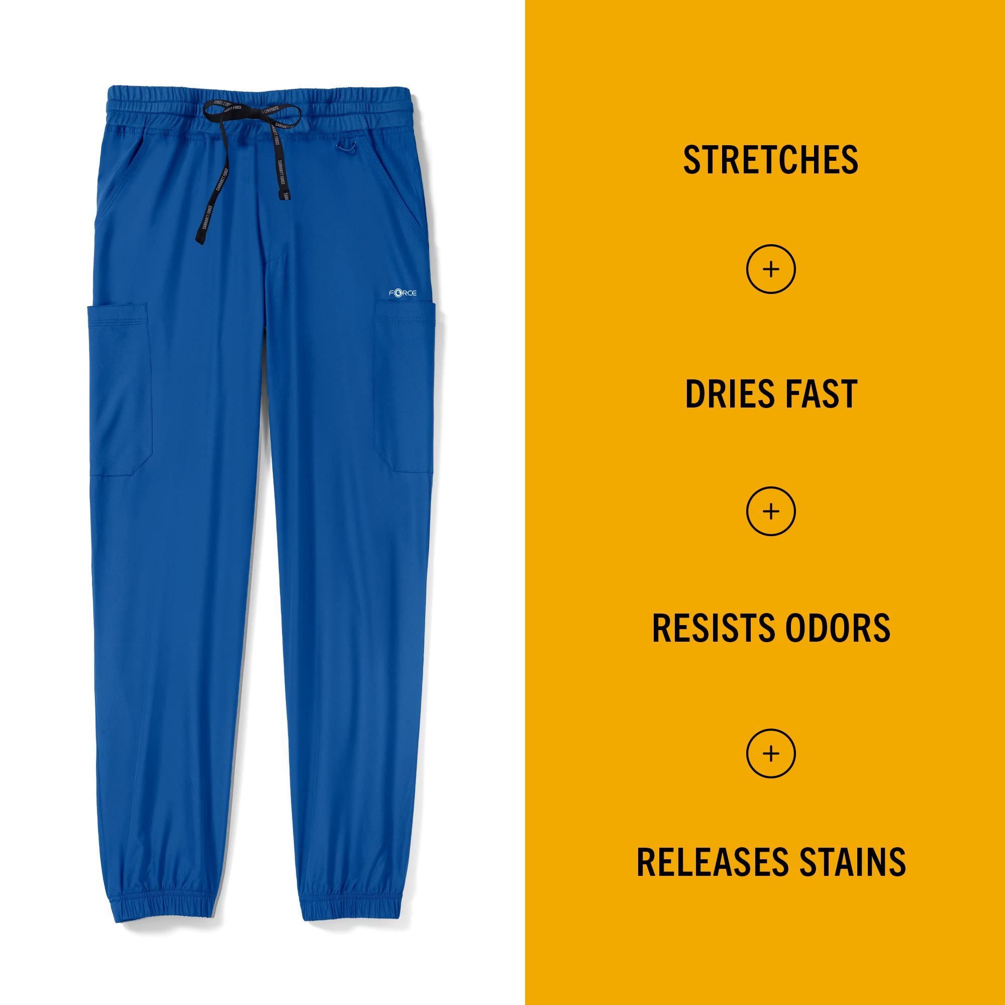 Carhartt Men's Comfort Cargo Jogger Pants - Durable Work Pants for Construction, Hiking & Outdoor Activities