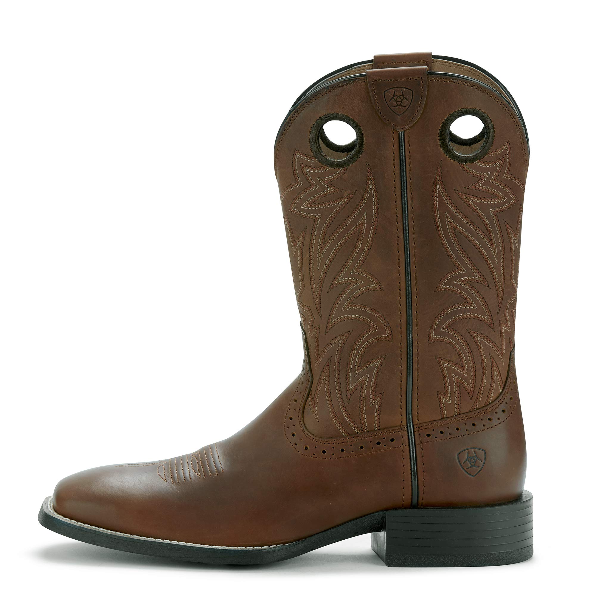 Ariat Men's Sport Sidebet Western Boot - Durable Cowboy Boots for Riding, Work & Casual Wear | Comfortable & Stylish for Ranch, Rodeo & Everyday Use