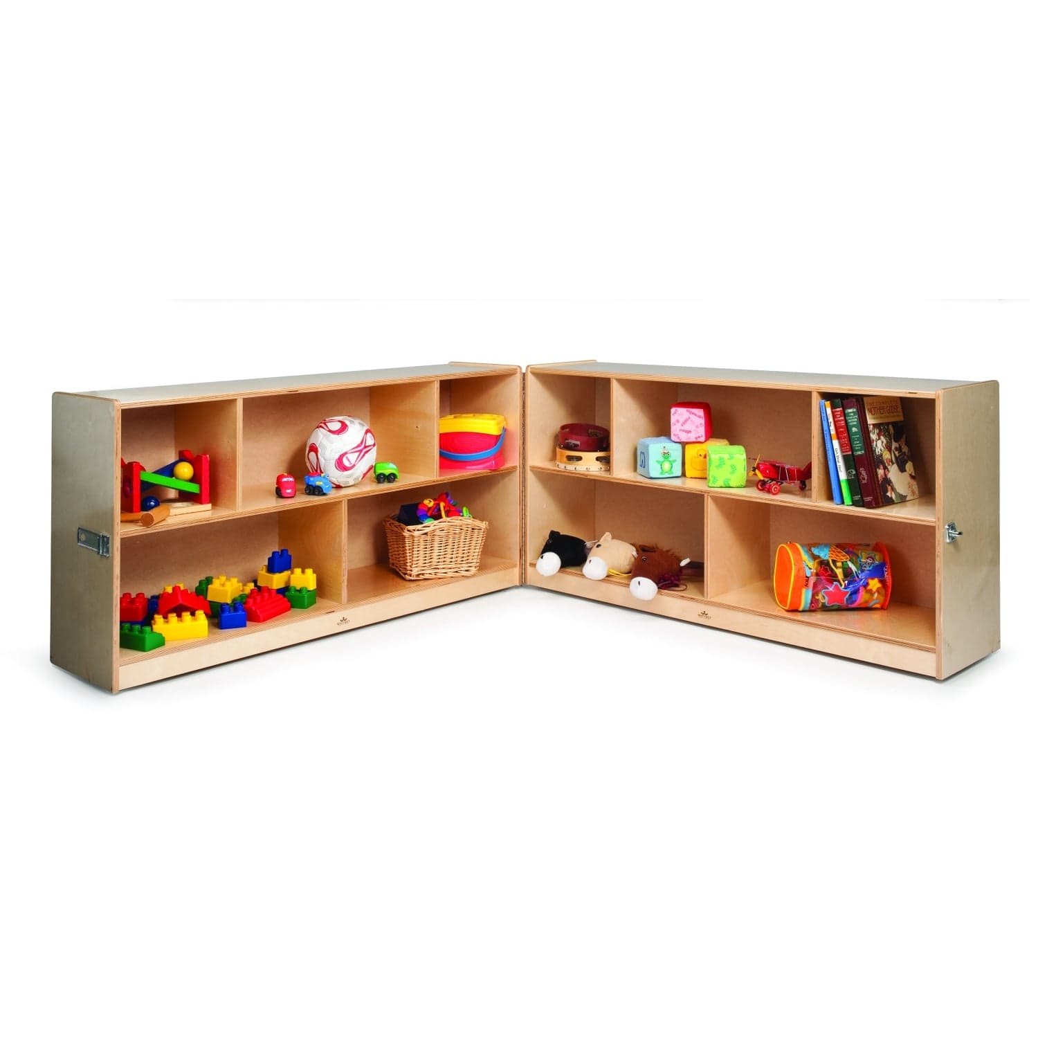 Foldable Rolling Storage Cabinet 30 Inch Height - Space-Saving Organizer for Closet, Office, or Garage Storage Solutions