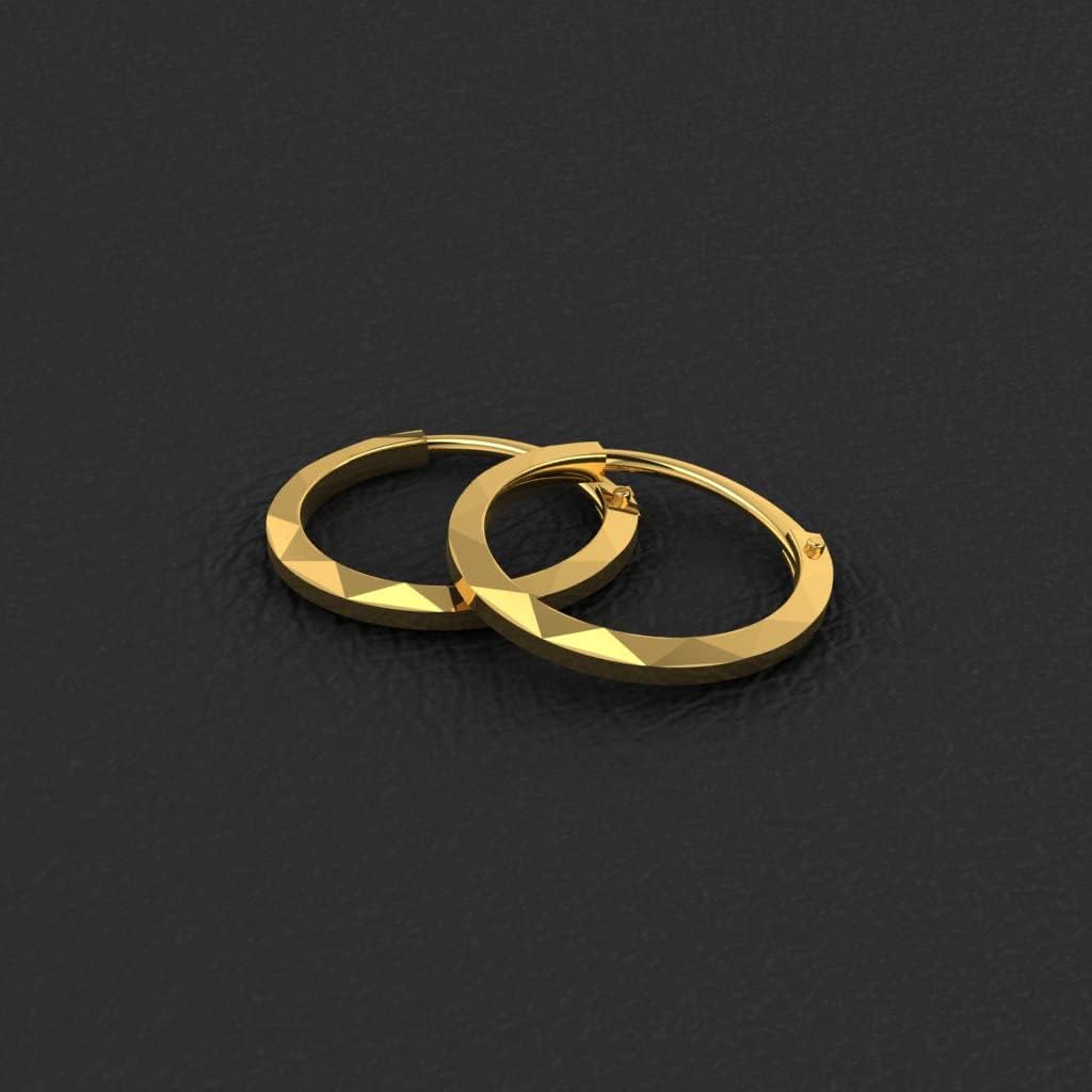 LORDS JEWELS 22Kt Yellow Gold Bali Earrings for Women & Girls - BIS Hallmarked Grandmother's Love Gift - Perfect for Weddings, Anniversaries & Special Occasions