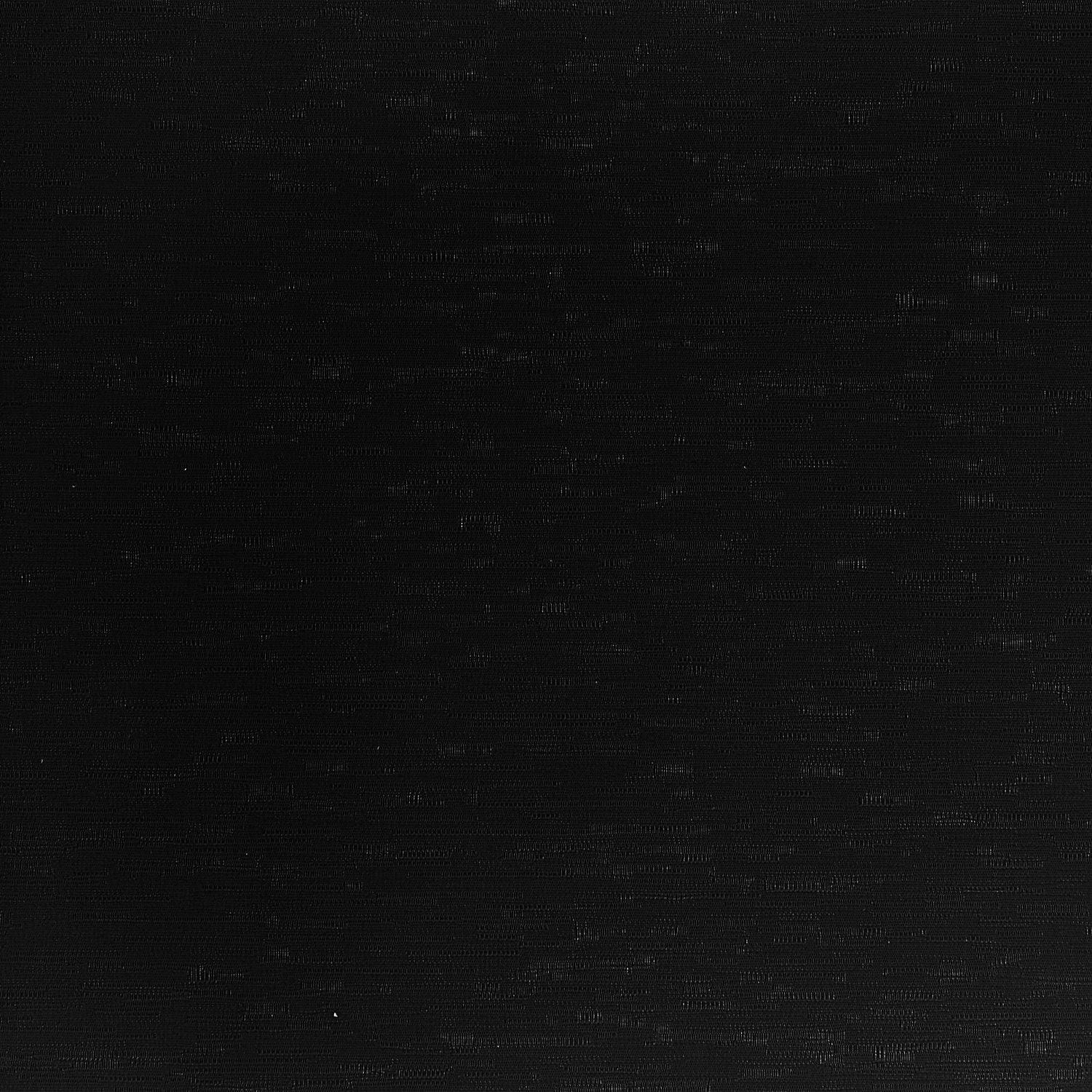 Almaden Black Carrera DoubleSlub Textured Room Darkening Roller Shade Swatch - Stylish Window Treatment for Bedroom, Living Room & Office - Light Blocking & Privacy Solution