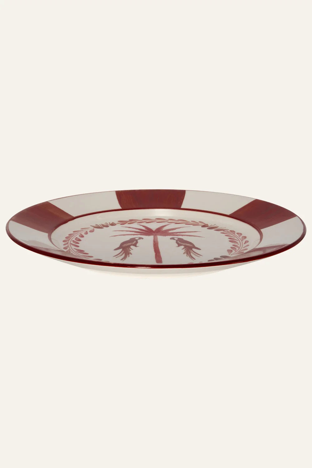 Premium Macao Porcelain Dinner Plate Set of 2 - Elegant 10.5