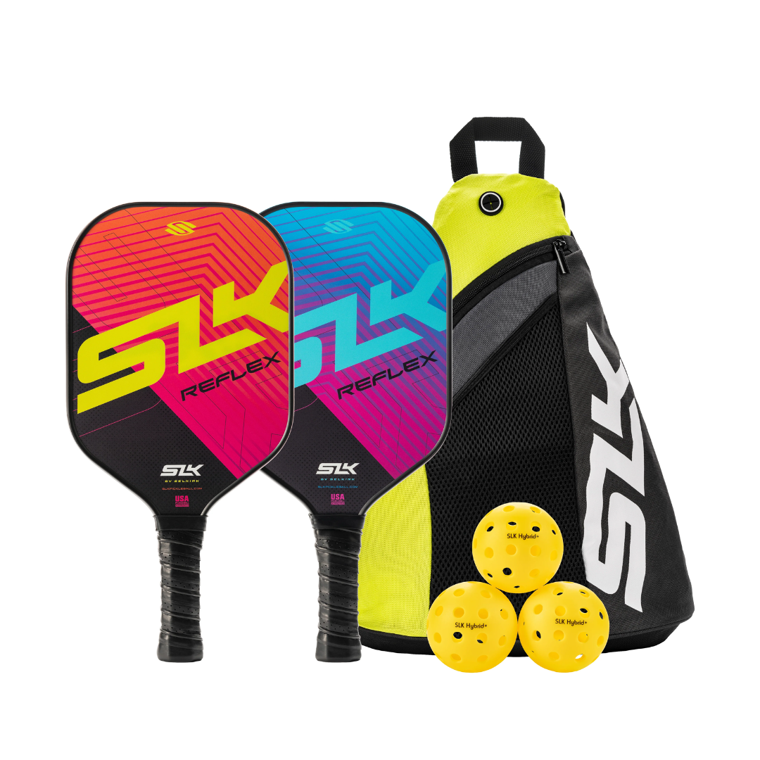 Selkirk SLK Reflex Pickleball Paddle Set - Premium Graphite Paddles with Cushion Grip for Indoor & Outdoor Play - Perfect for Beginners & Advanced Players