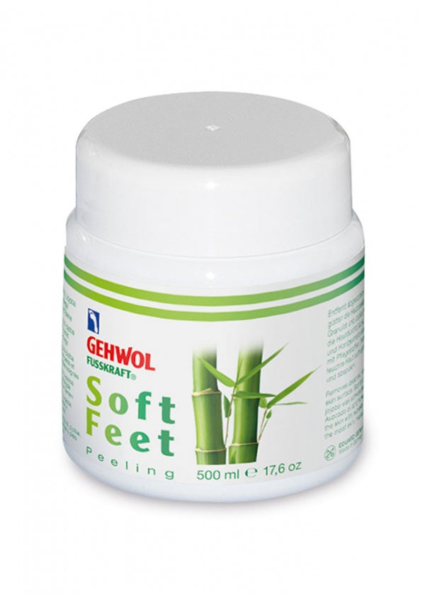 Gehwol Soft Feet Scrub - Exfoliating Foot Cream for Dry Cracked Heels & Calluses - Moisturizing Foot Care Treatment for Smooth Soft Feet - Perfect for Pedicures, Spa Days & At-Home Foot Care Routines