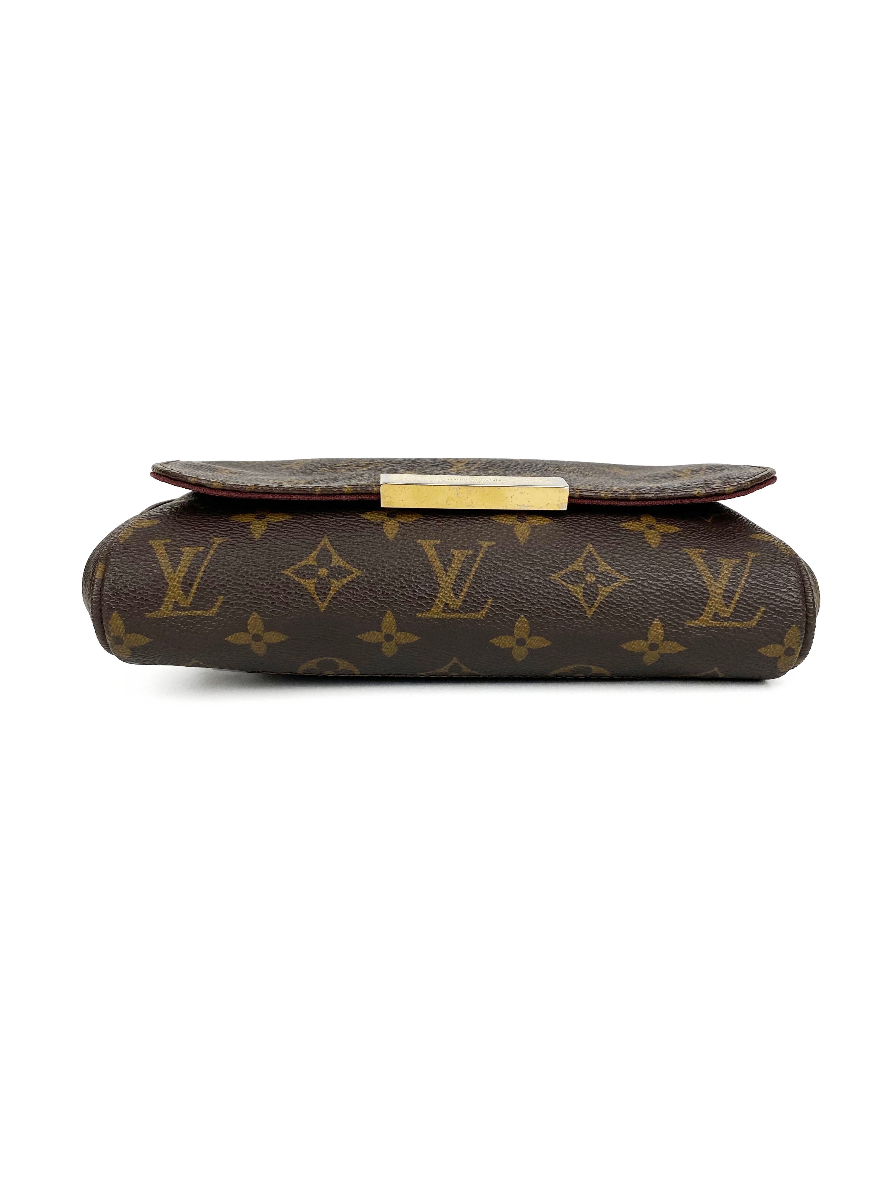 Authentic Louis Vuitton Favourite PM Crossbody Bag - Luxury Monogram Canvas Handbag for Women | Perfect for Date Night, Shopping & Travel Accessories