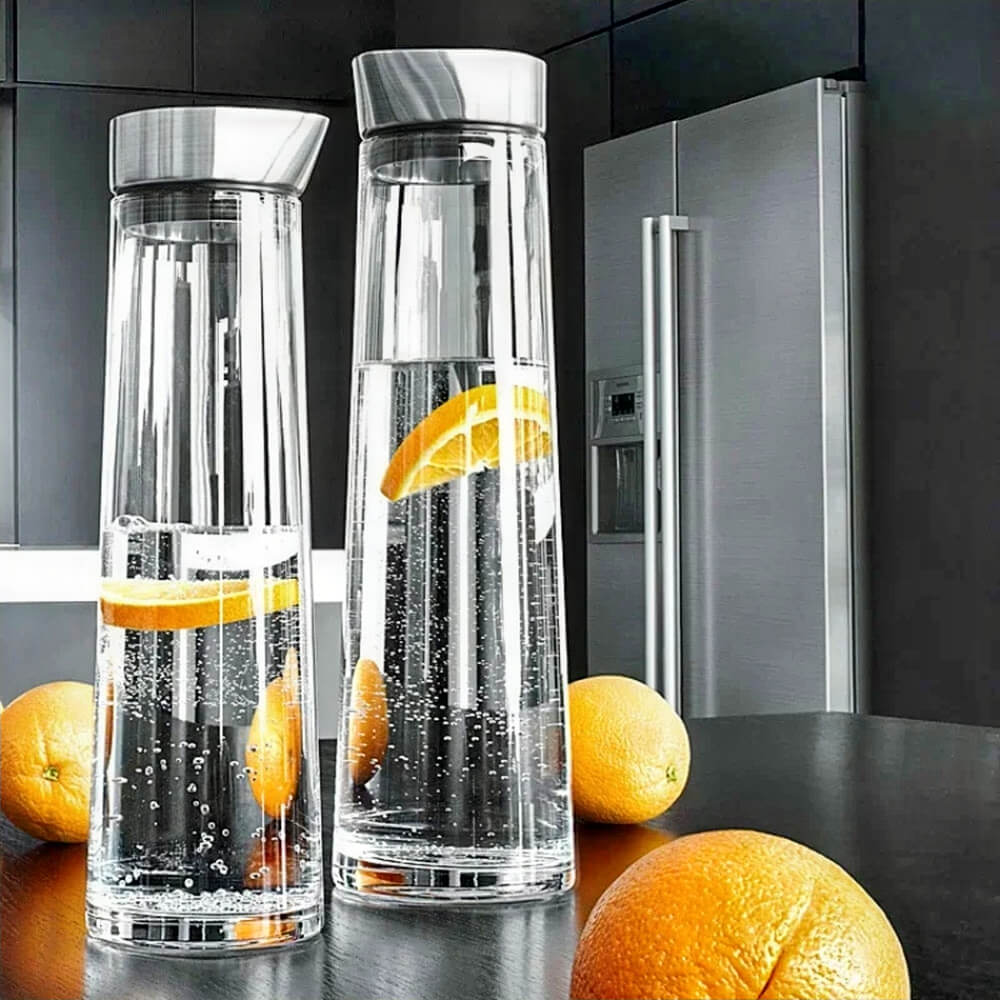Premium Aspen Glass Water Bottle - BPA Free, Leak Proof, Eco-Friendly Reusable Bottle for Hydration at Home, Gym, Office & Outdoor Activities
