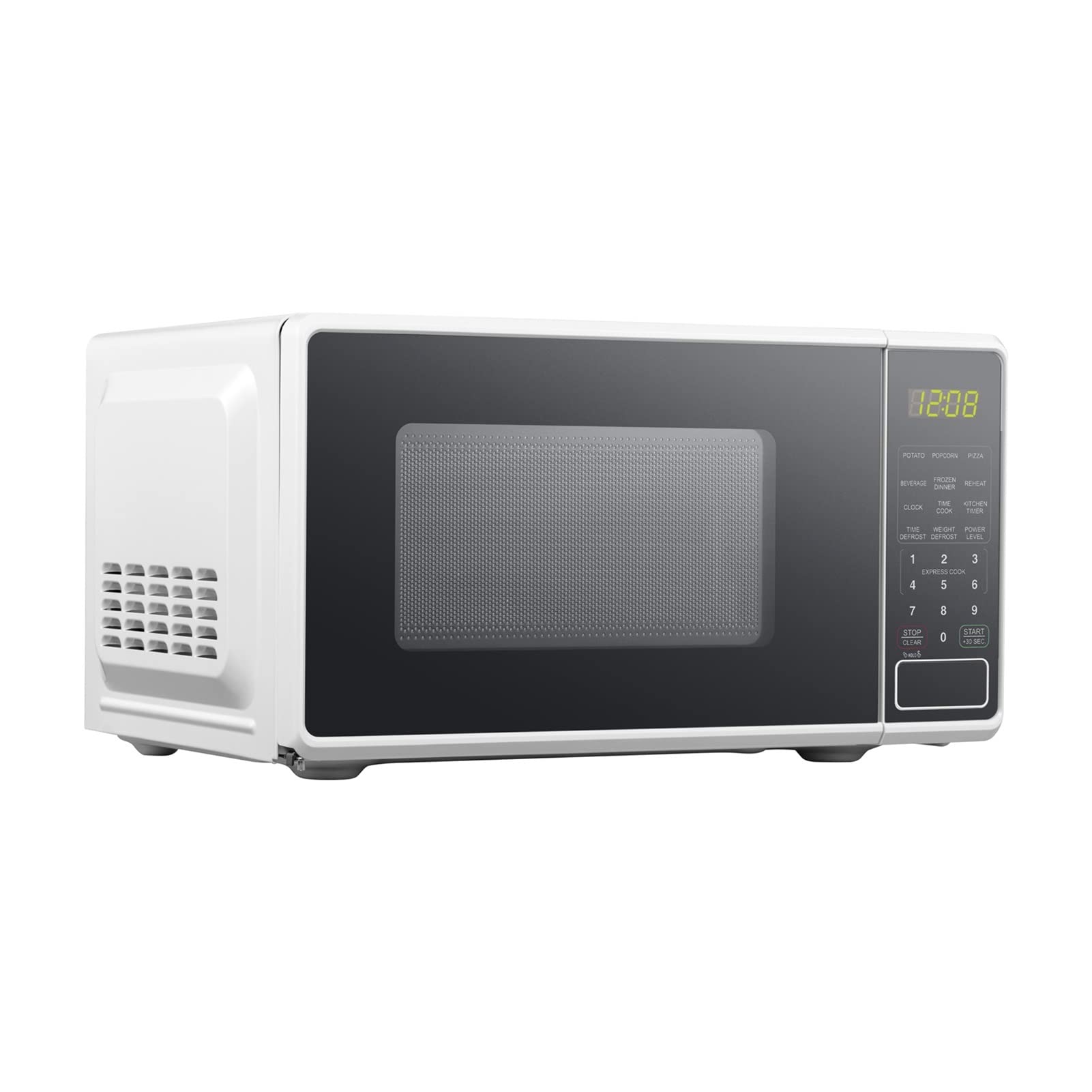 FFIME 0.7 Cu ft Compact Countertop Microwave Oven - Small White Microwave for Kitchen, Dorm, Office & RV - Fast Cooking & Reheating Meals