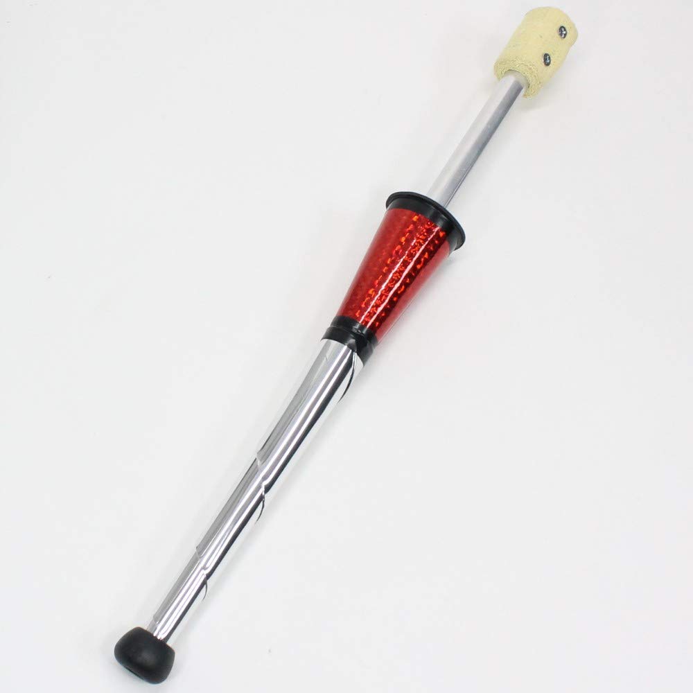 Zeekio Fire Torch Juggling Club - Professional LED Juggling Equipment for Performers (Red) | Perfect for Circus Shows, Fire Performances & Night Entertainment