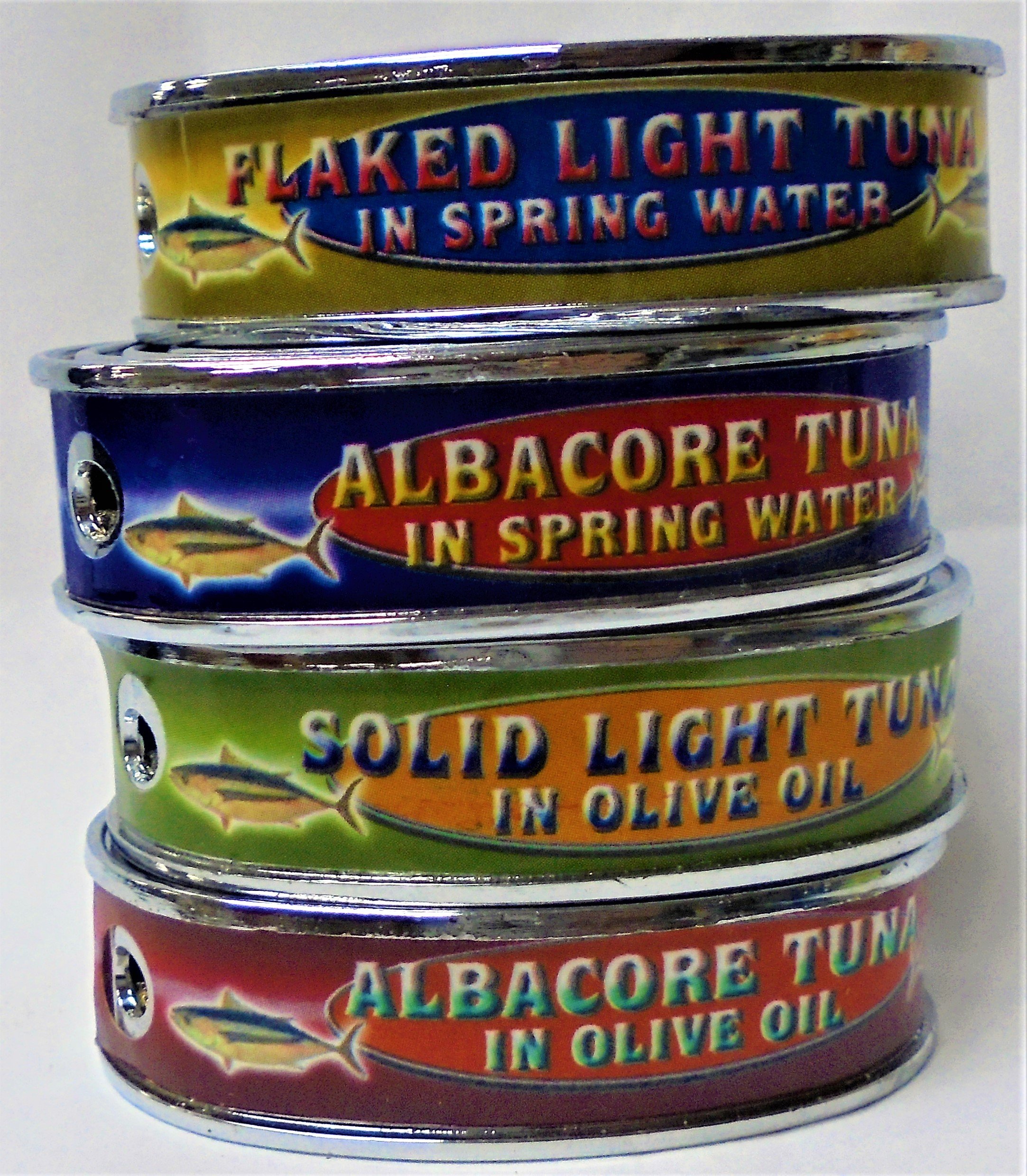 5 Pack Eclipse Novelty Tuna Can Lighters - Refillable Butane Lighter Set (1766-5) - Perfect for Camping, BBQ, Gifts & Collectibles