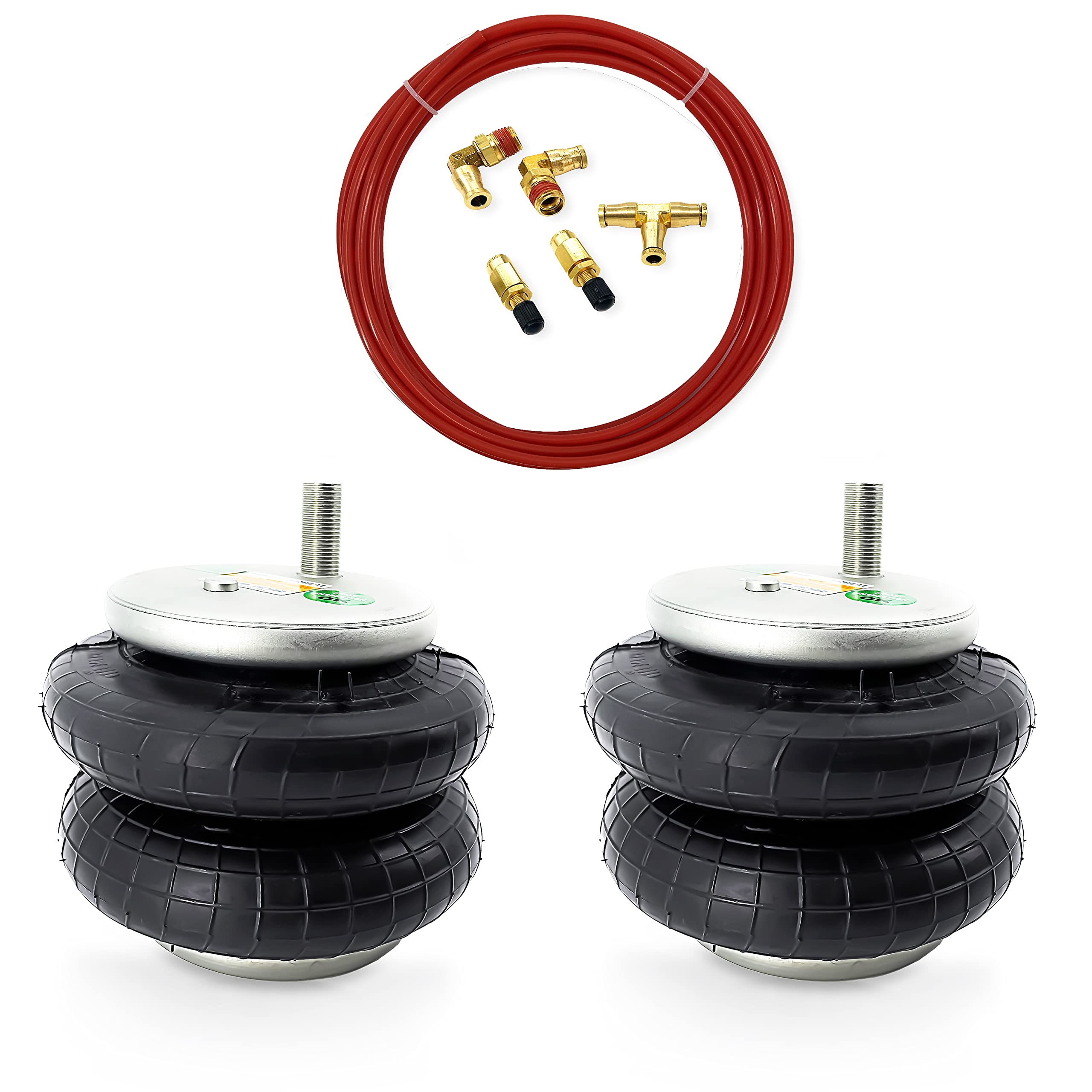 TORQUE 2-Piece TR6401 Air Bag Replacement Kit for Firestone 6401 Ride-Rite Air Suspension - Compatible with Torque Airbag Suspension Kits, Includes Fittings & Tubing (Replaces Firestone 6401 Air Bag) - Perfect for Truck & RV Suspension Upgrades, Heavy-Duty Towing & Smooth Ride Enhancement