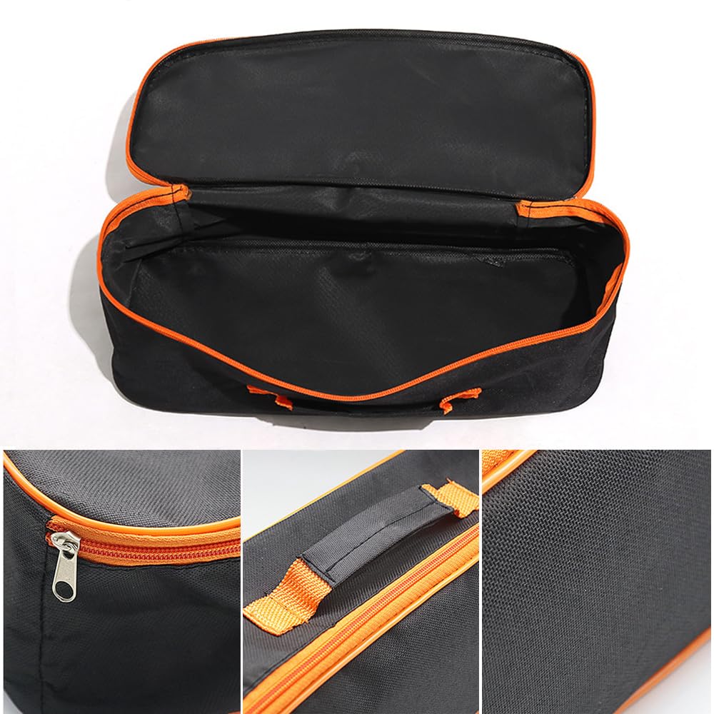 Durable Waterproof Oxford Tool Bag - Large Portable Zipper Pouch for Organizing Small Metal Tools | Perfect for Electricians, DIY Projects & Construction Work
