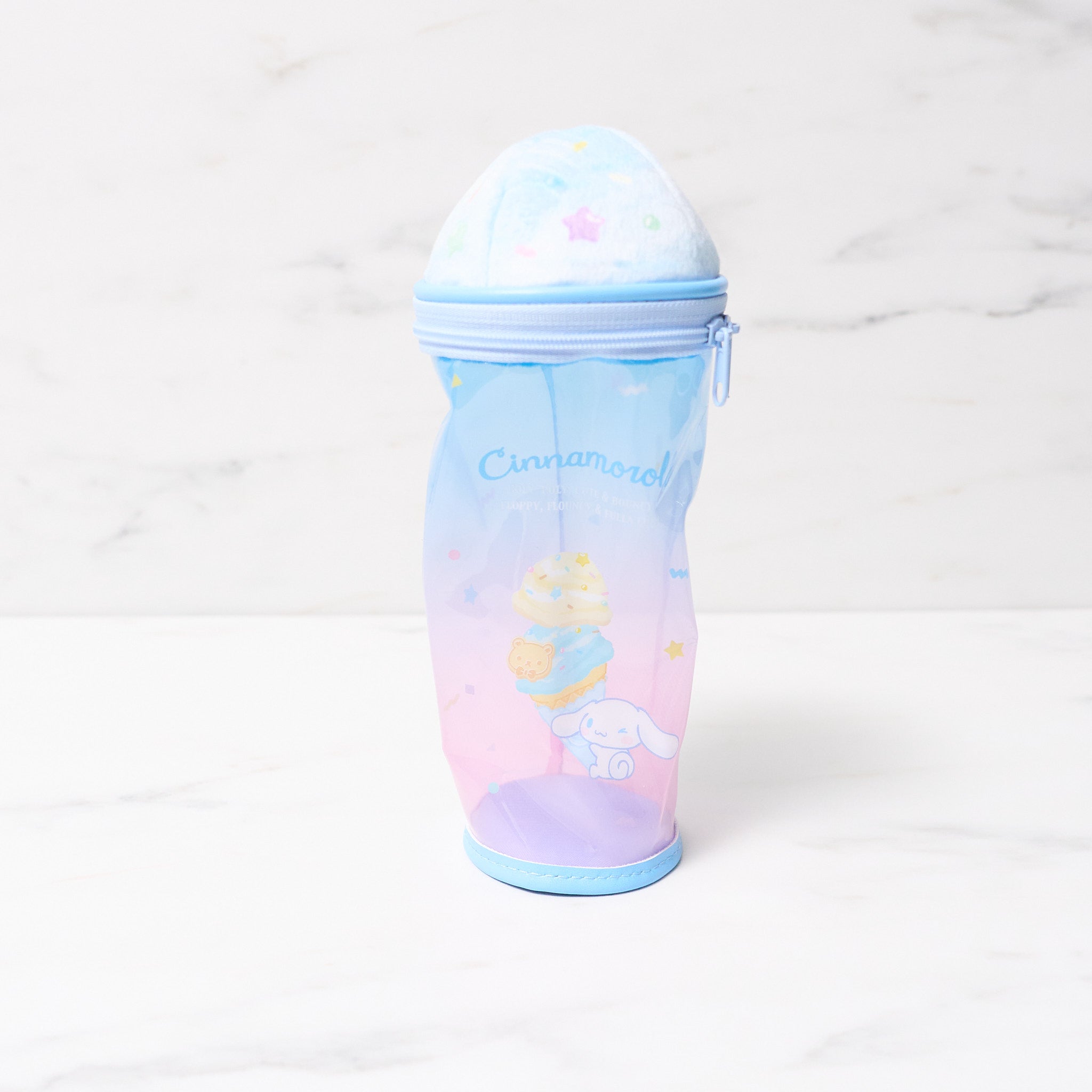 Vintage Sanrio Ice Cream Pen Case - Cute Kawaii Pencil Holder for School, Office & Home Organization