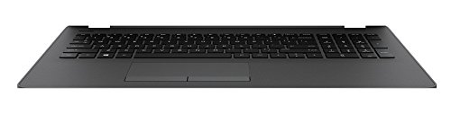 HP 929906-041 Top Cover & German Keyboard Replacement for HP 250 G6 Laptop - Durable Housing Base for Office, School & Home Use