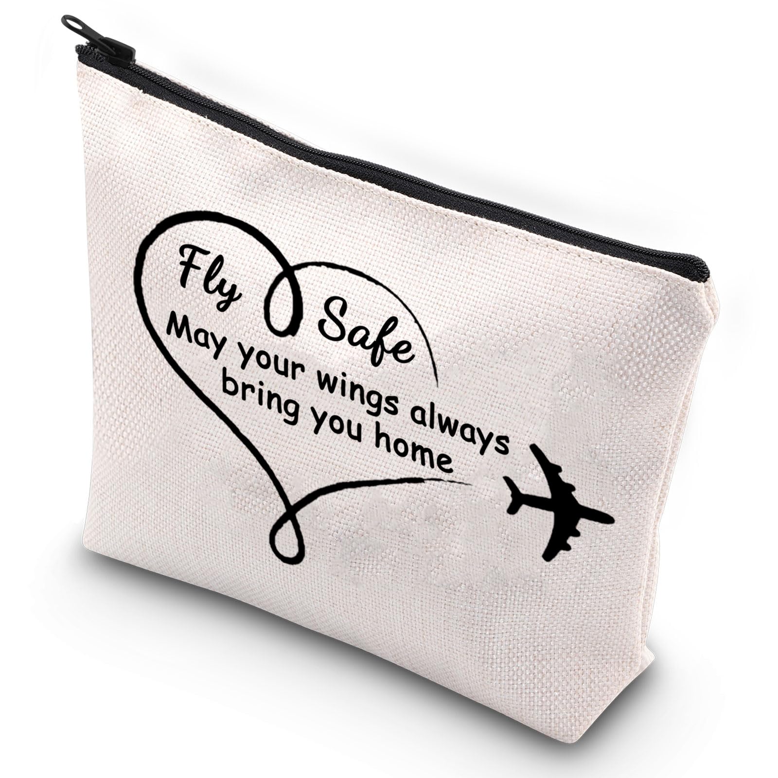 Fly Safe Travel Toiletry Bag for Flight Attendants & Travelers - Perfect for Aviation Gifts & Cosmetic Storage