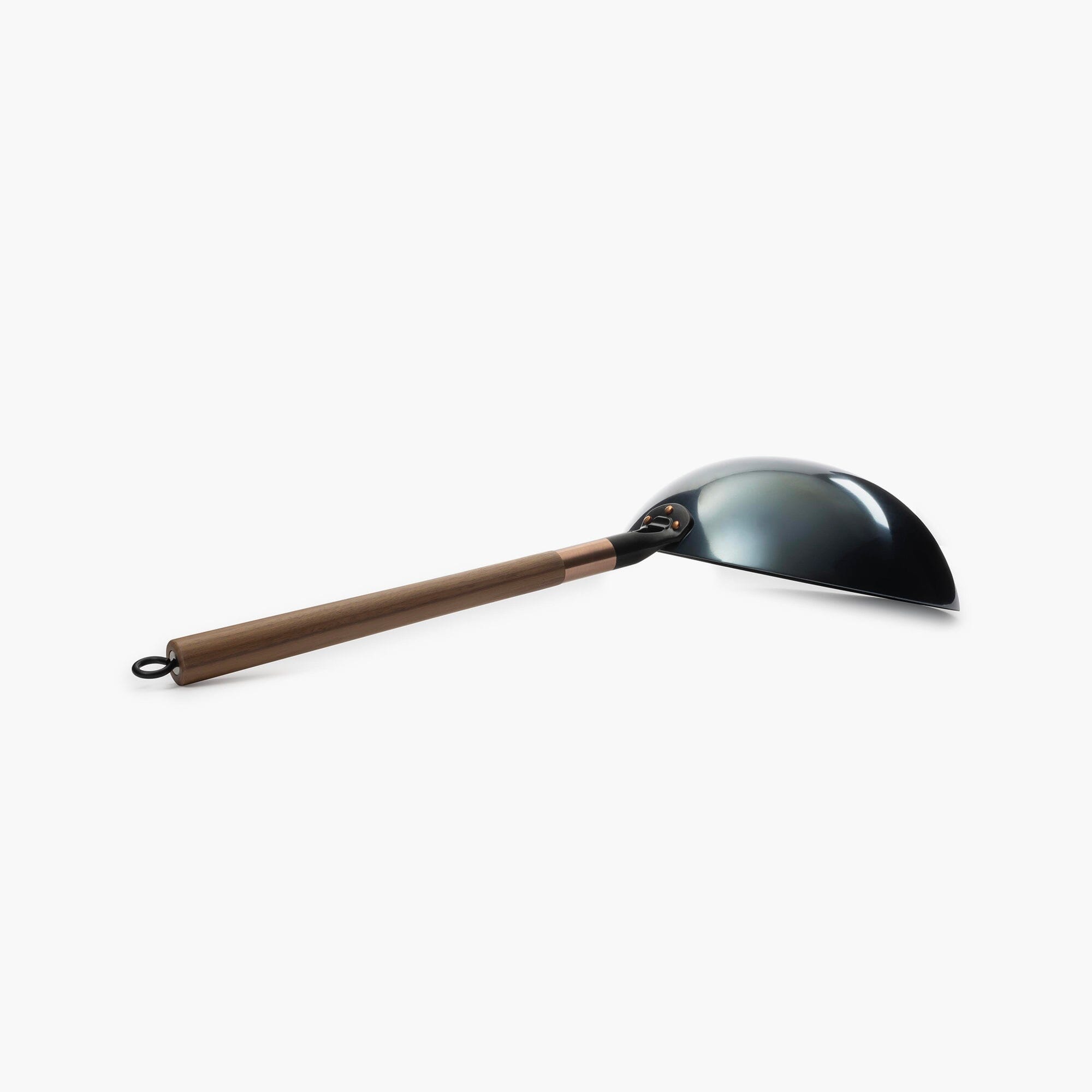 Best Long Handle Wok for Stir Frying - Professional Carbon Steel Chinese Wok Pan with Wooden Handle - Perfect for Home Cooking, Restaurant Use & Asian Cuisine