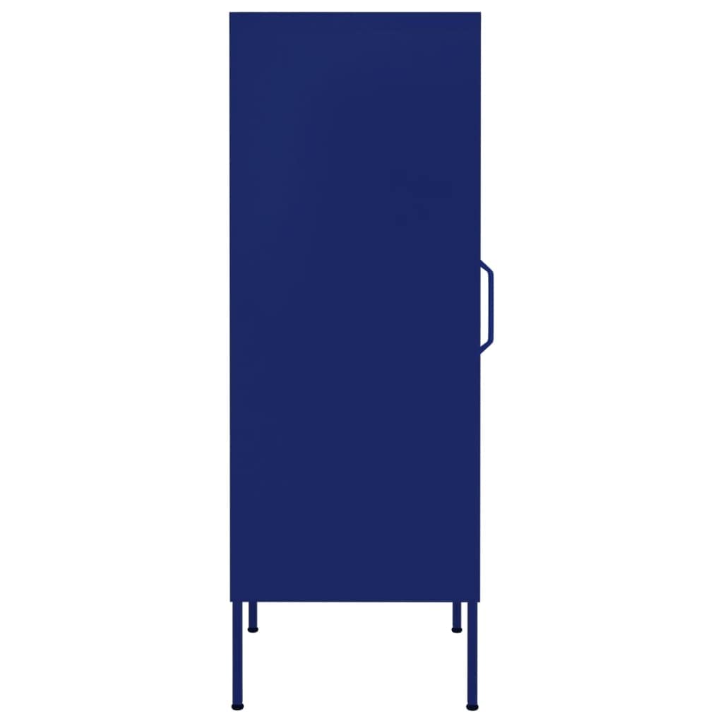 Navy Blue Steel Storage Cabinet 16.7
