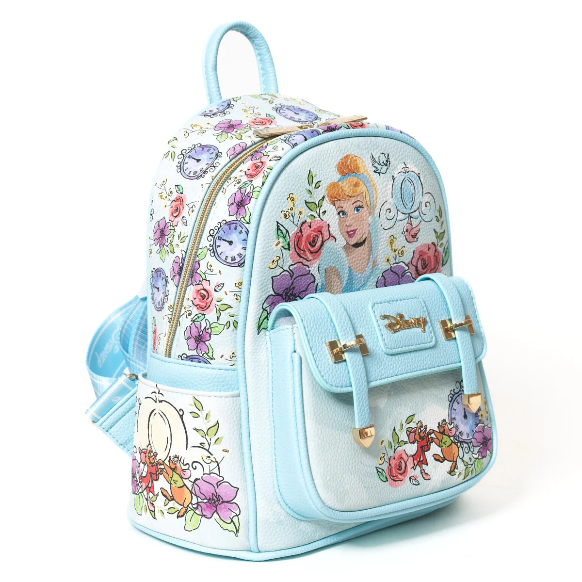 Disney Cinderella Mini Backpack for Kids - Princess Themed Small Purse for School, Travel & Dress Up Play | Official Wonda Pop Collection