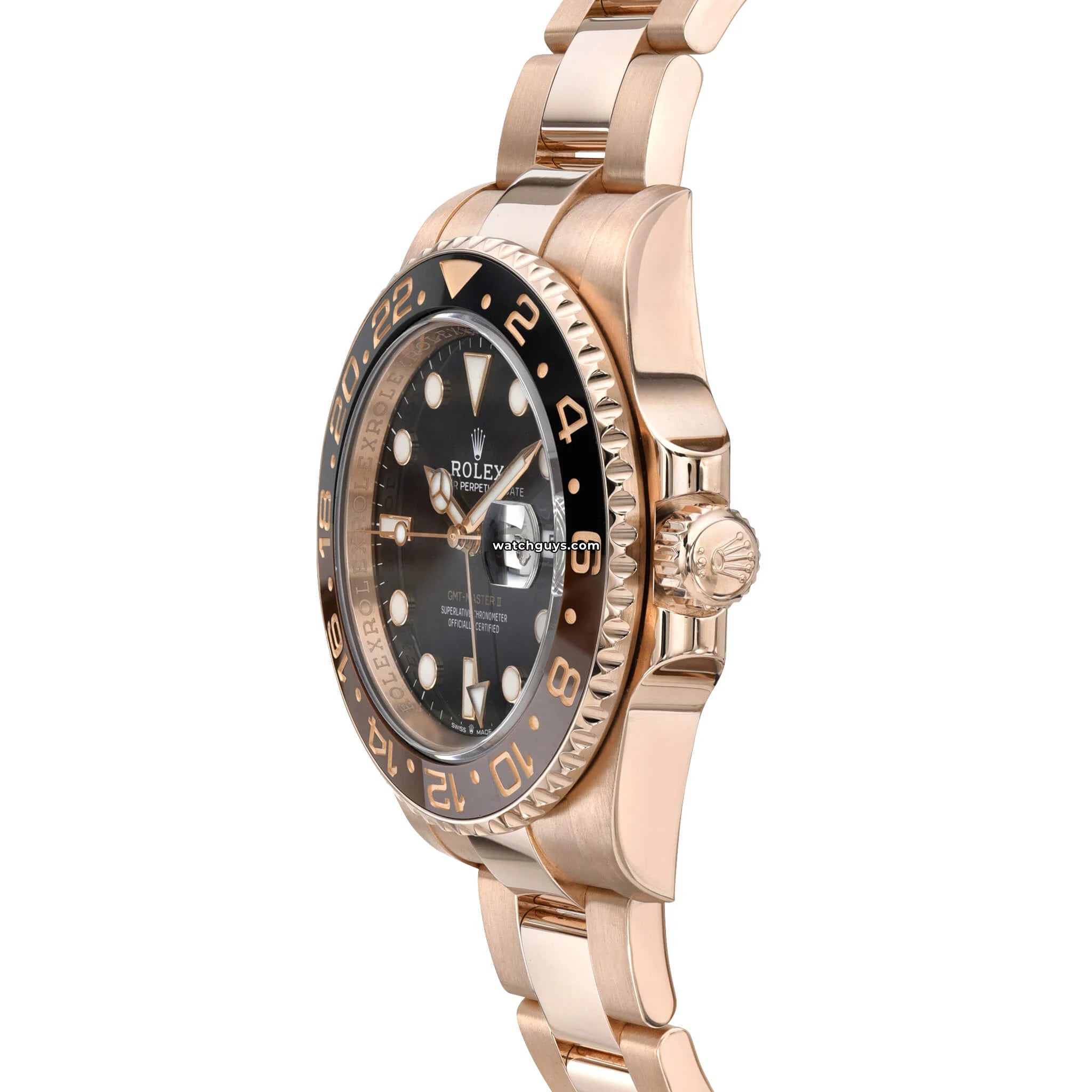 Rolex GMT Master II 126715CHNR Root Beer Men's Watch - Luxury Automatic Two-Tone Rose Gold & Steel Timepiece for Travel, Business & Special Occasions