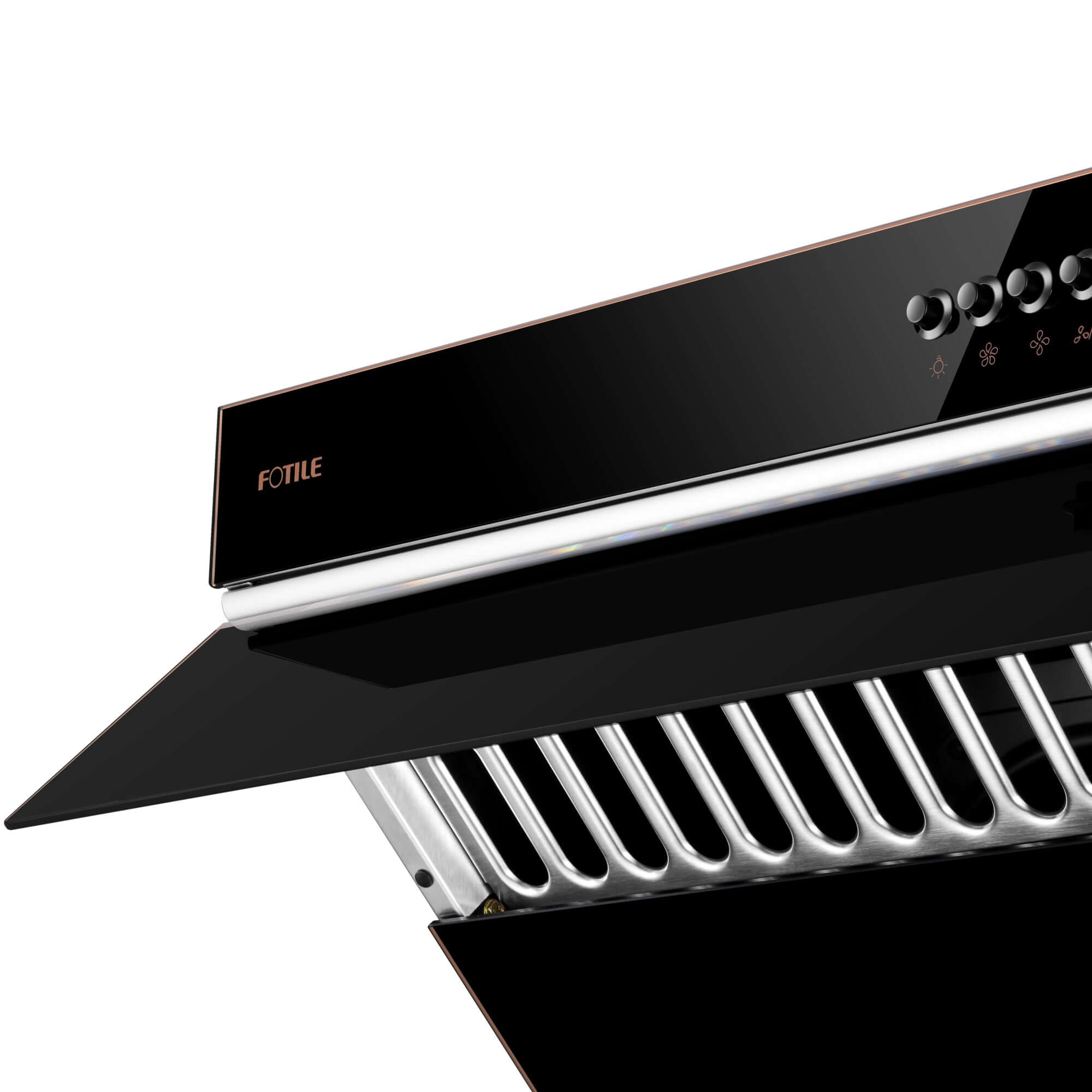 Fotile JQG7522 30-Inch 850 CFM Wall Mount Range Hood with Push Button Controls - Stainless Steel Kitchen Vent Hood for Gas Stoves, Cooking Smoke Removal - Perfect for Modern Home Kitchens & Open Concept Designs