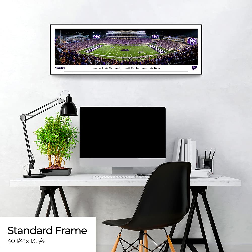 Kansas State Wildcats Football Panoramic Posters & Framed Pictures - Blakeway Panoramas - Perfect for Game Room Decor, Fan Cave & Sports Memorabilia Collection