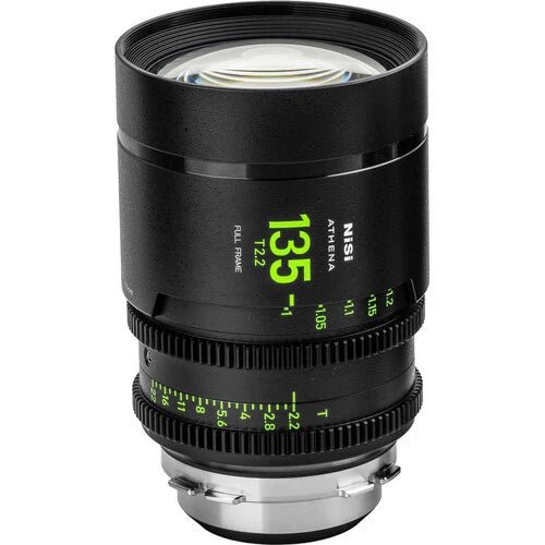NiSi ATHENA PRIME 135mm T2.2 Full Frame Cine Lens for Mirrorless Cameras - Perfect for Cinematic Filmmaking, Portrait Photography & Low-Light Shooting