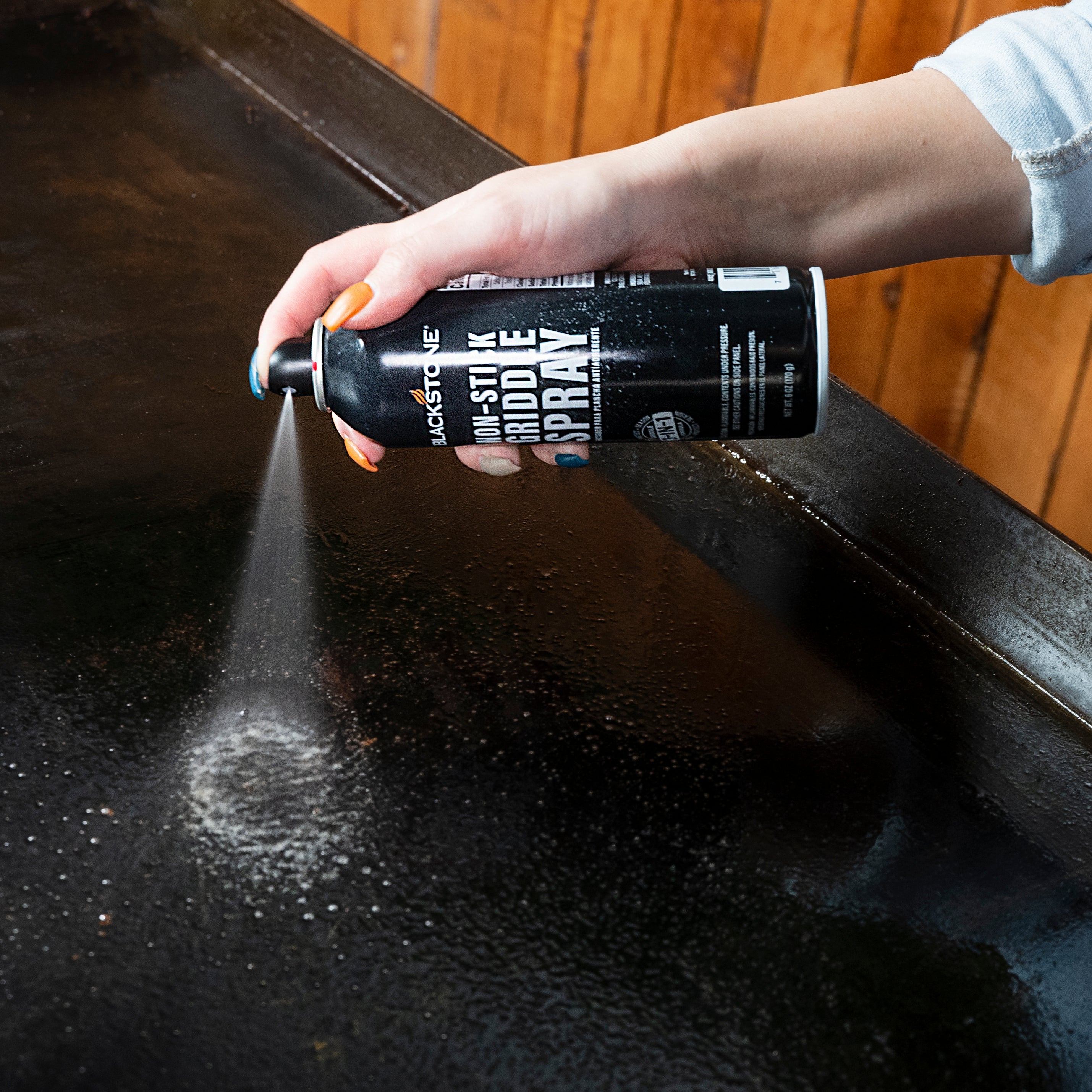 Non-Stick Griddle Spray for Cooking - Healthy Oil Alternative for Pancakes, Eggs & Grilling - Perfect for Breakfast, BBQ & Camping