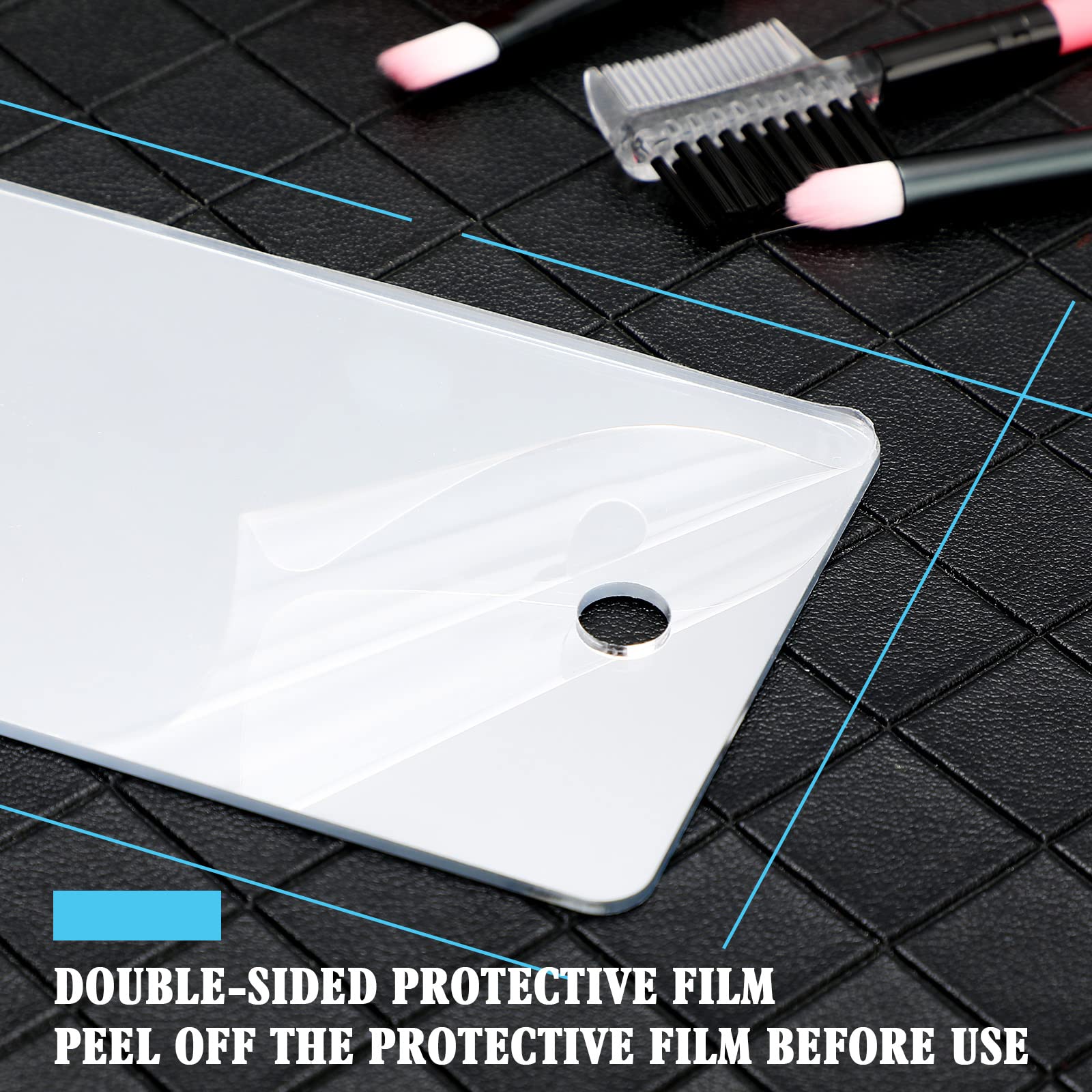 10 Pack Shatterproof Compact Travel Mirrors - 4.3