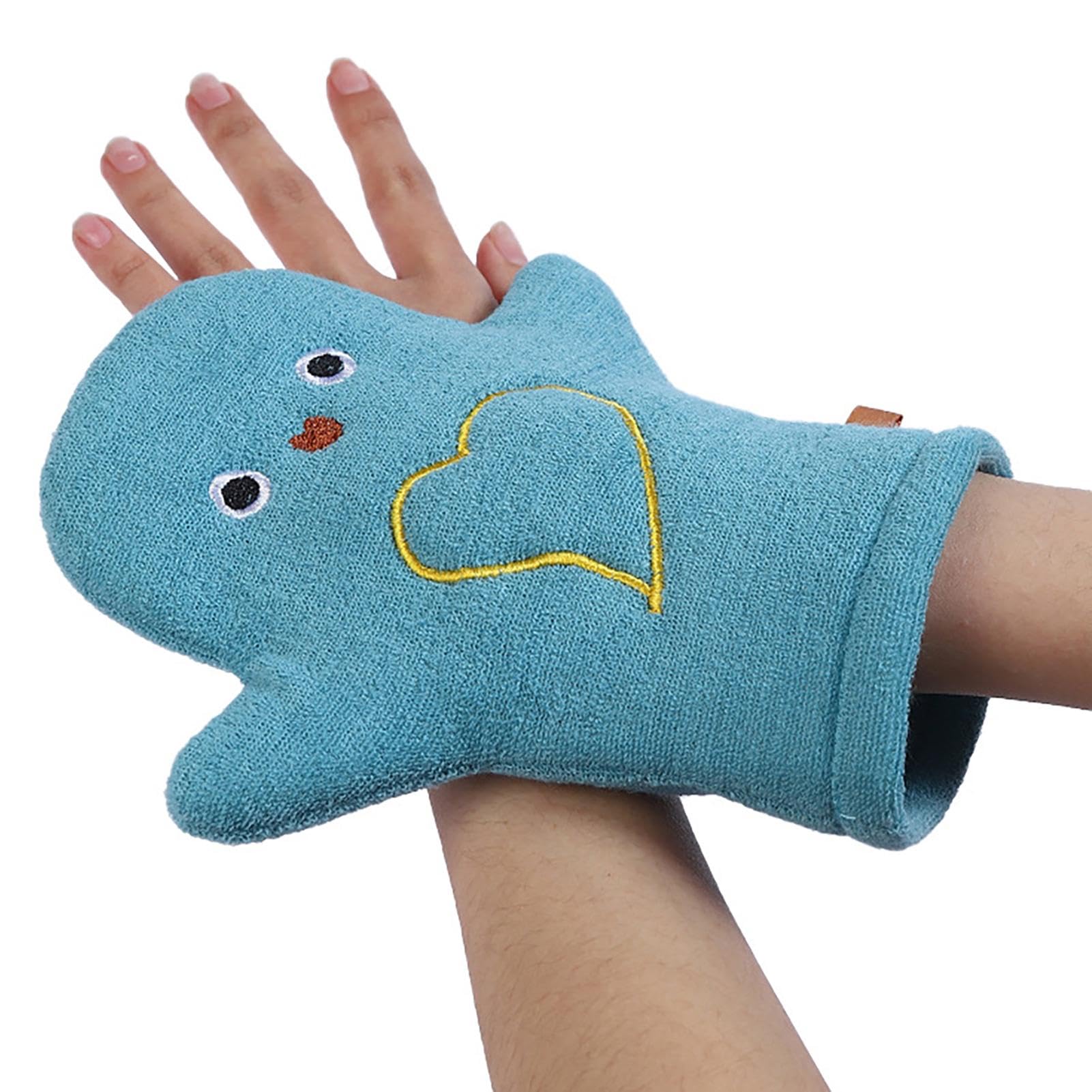 Soft Double-Sided Animal Wash Mitts for Kids - Cute Bath Washcloth Gloves for Babies, Toddlers, Boys & Girls | Gentle Skin Cleaning for Sensitive Skin | Perfect for Bath Time, Travel & Baby Shower Gifts